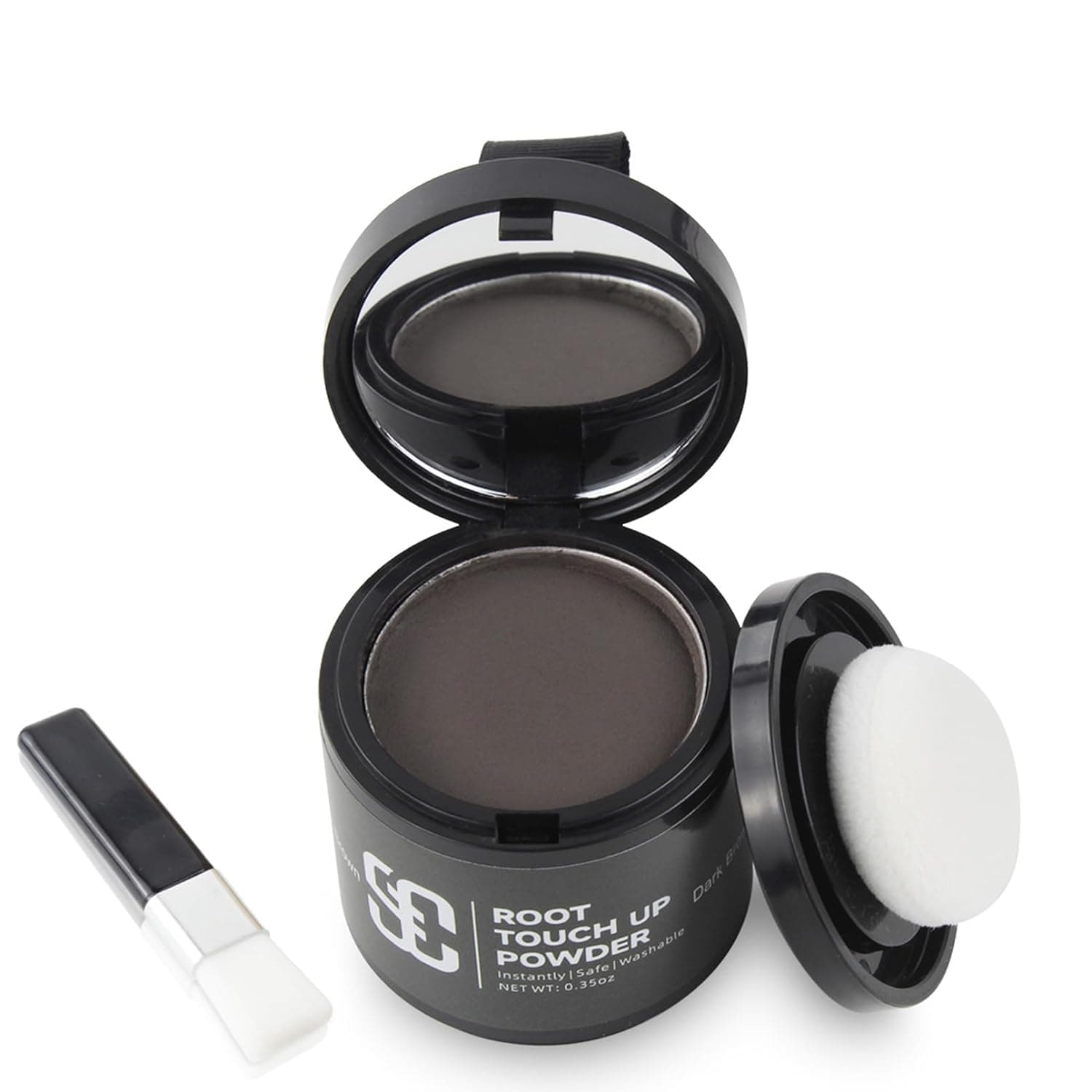 Hairline Powder Instantly Hairline Shadow Gray Hair Coverage Touch Up Hair Powder for Thinning Hair for Women Root Cover Up (Dark Brown, 0.14 Ounce (Pack of 1))