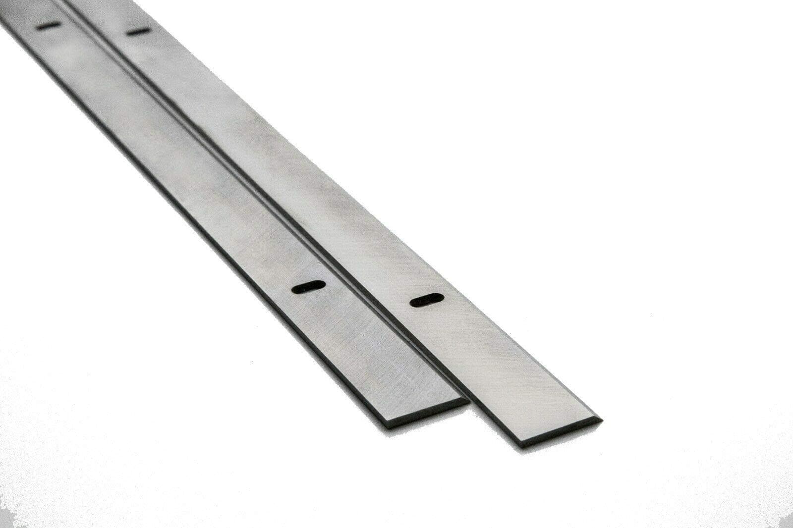 10" Inch Fits Jet JJP-10BTOS, Fox F22-564, Slotted Jointer Knives, HSS Planer Blades Made by Xcalibur Tooling - Pack of 2