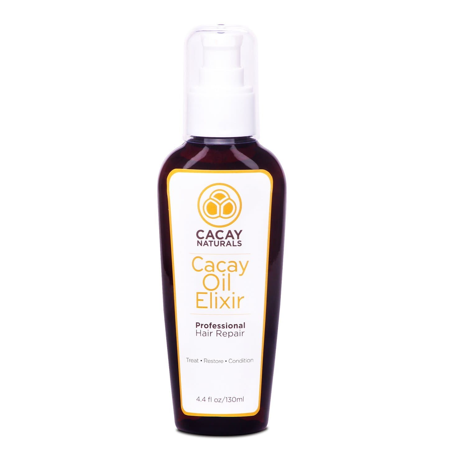 Cacay Naturals - Cacay Oil Elixir, 4.4 fl.oz (130 ml)- Best Hair Oil Repair with Cacay Oil. Treat, Condition and Restore