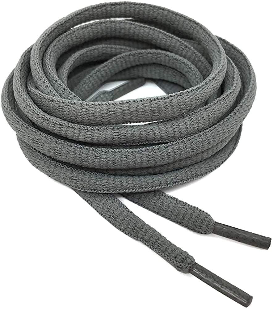 2Pair Oval Shoes laces Half Round 1/4" Athletic ShoeLaces for Sport II Running Shoes II Shoe Strings