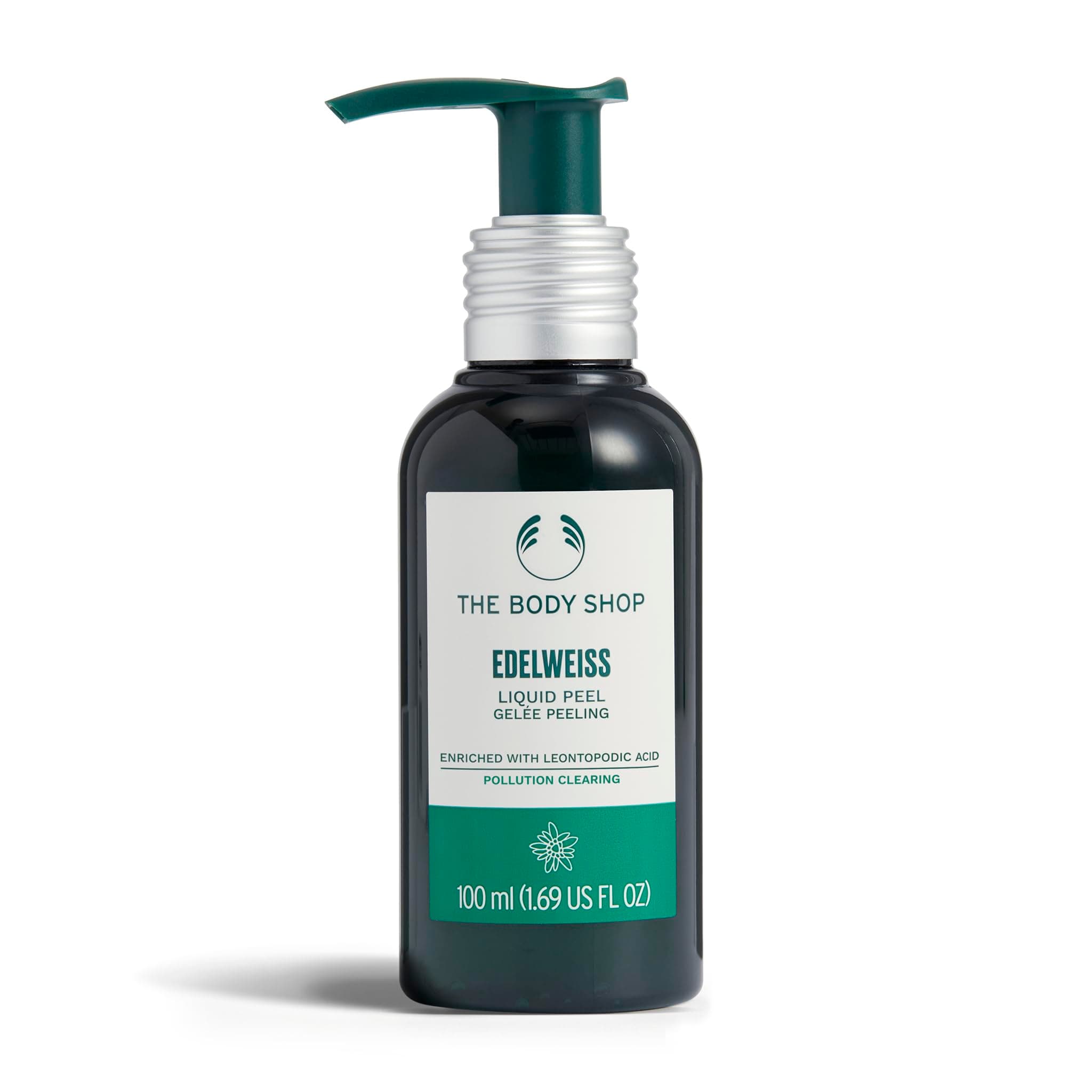 Edelweiss Liquid Peel (1x 100ml), Gel-to-Peel Exfoliator for All Skin Types, Gently Clears Pollutants & Dead Skin, With Edelweiss Extract, Dermatologically Tested