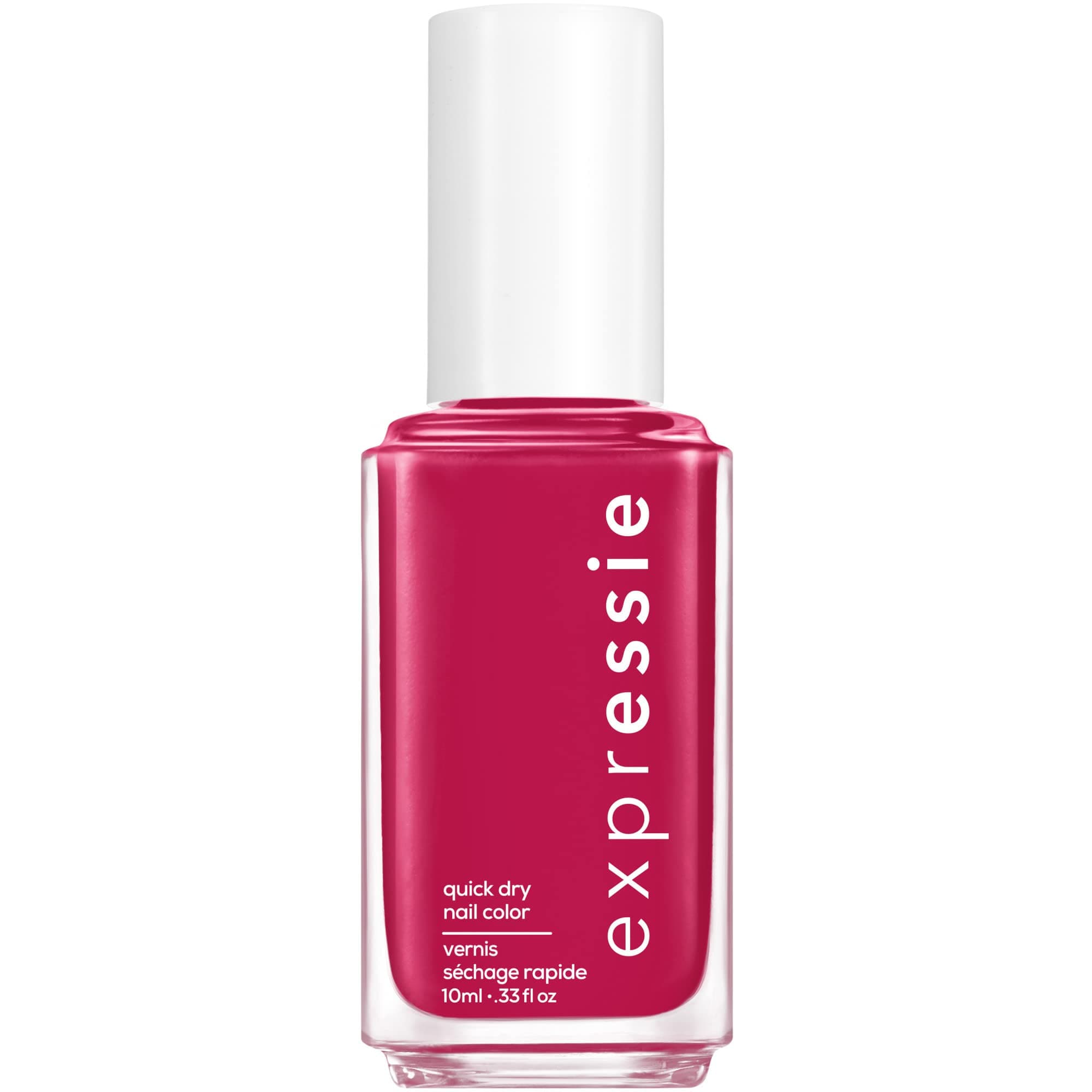 Expressie Nail Polish, Quick-Dry Red Nail Polish, Word On The Street, Vegan, Spray It To Say It, 0.33 fl oz
