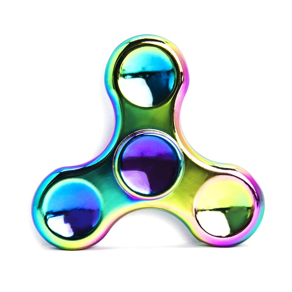 Rainbow Anti-Anxiety Fidget Spinner [Metal Fidget Spinner] Figit Hand Toy for Relieving Boredom ADHD, Anxiety