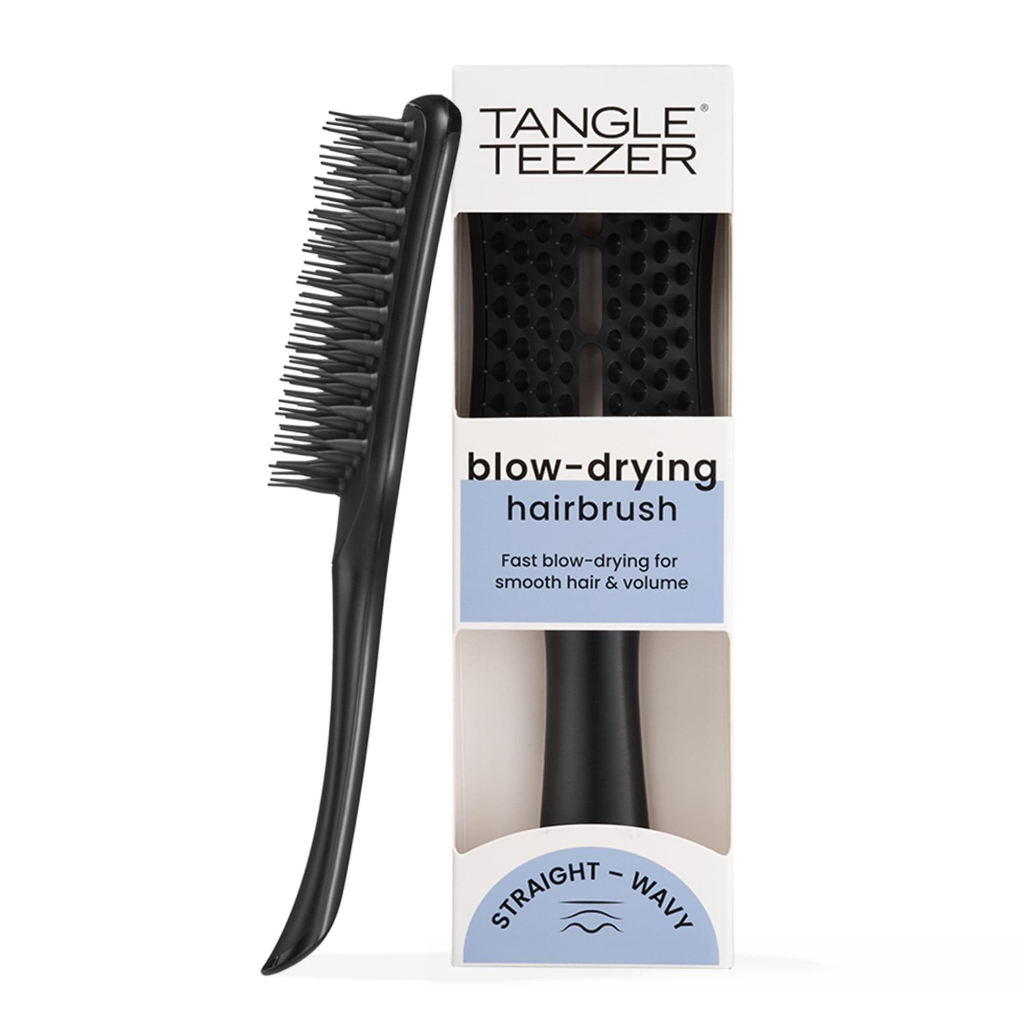 Ultimate Blow Dry Brush, Vented Hair Brush for a Quick & Easy Blowout, Adds Volume & Lift, for Fine to Medium Hair Types, Jet Black