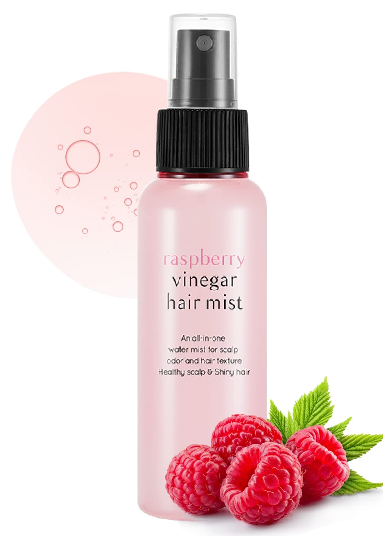 A'PIEU RASPBERRY VINEGAR HAIR MIST (3.0 ml) Scalp Hair Care Mist Hair Perfume Friz-Free Fresh Floral Scent All Day Non-Stick Stocking Stuffing
