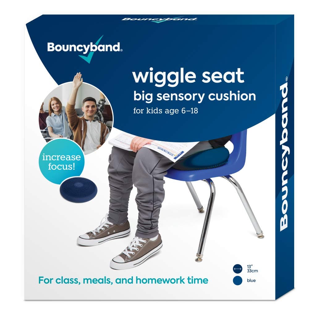 Wiggle Seat Sensory Chair Cushion (33cm/13) (blue)