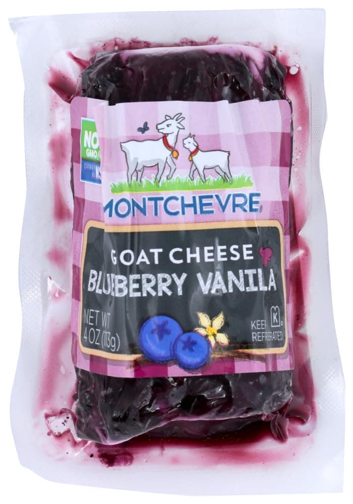 Fresh Goat Cheese Log Blueberry Vanilla, 4 Ounce