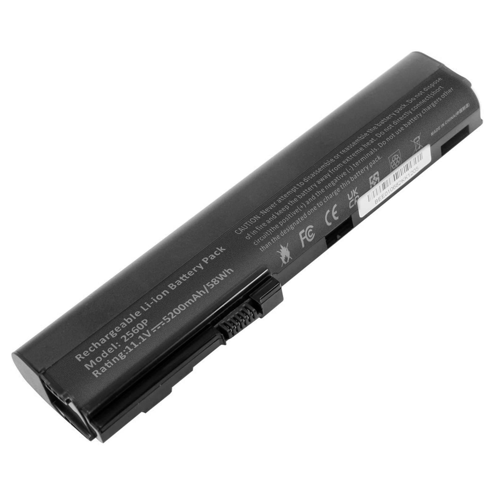 Futurebatt New 5200mAh Laptop Battery for HP Elitebook 2560p 2570p SX03 SX06 632423-001 HSTNN-DB2K