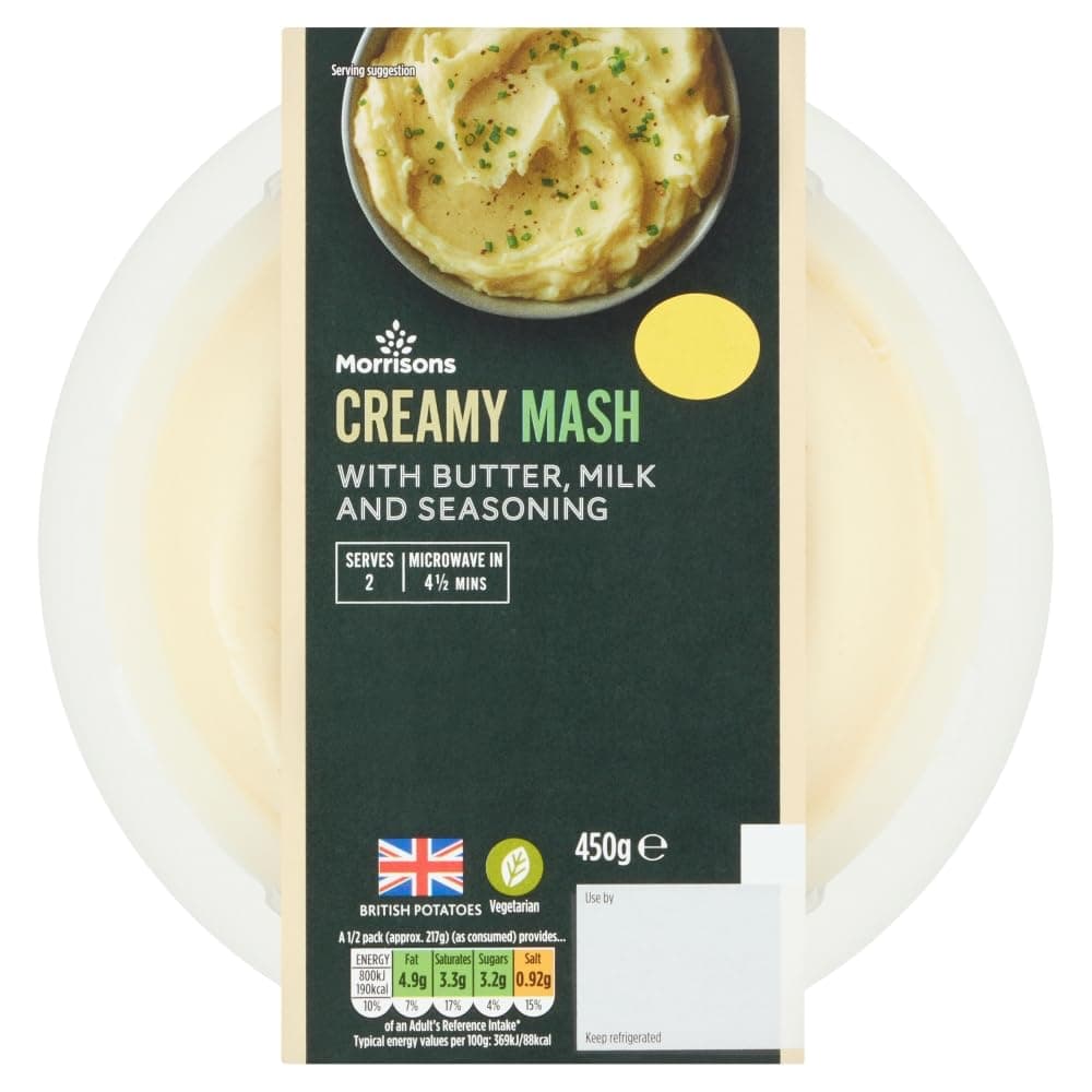Morrisons Mashed Potatoes, 450g
