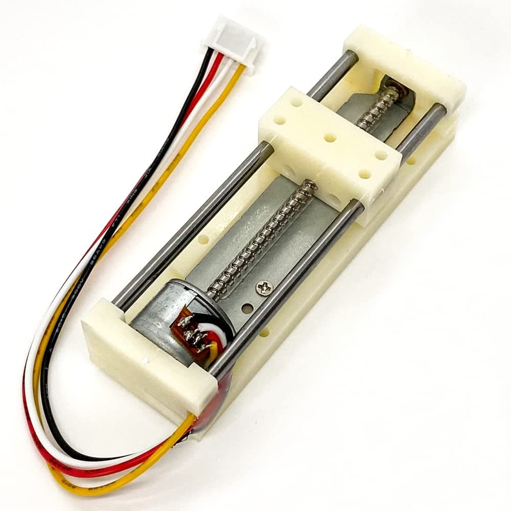 DC 5V Micro 2-Phase 4-Wire Stepper Motor Linear Rail 48mm Stroke Linear Stage Actuator Lead Screw Slider Stepping Motor Small Electric Motors 18 Degree Step Angle