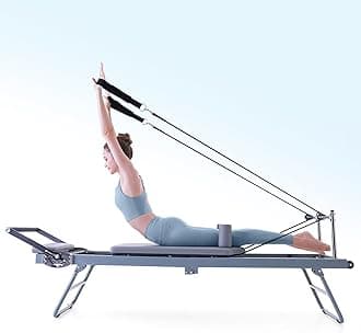 ARKANTOS Pilates Chair, Split-Pedal Stability Combo Chair with Handles, Yoga Fitness Trainer, Pilates Reformer Machine, Pilates Equipment Perfect for Home Use & Gym Workout