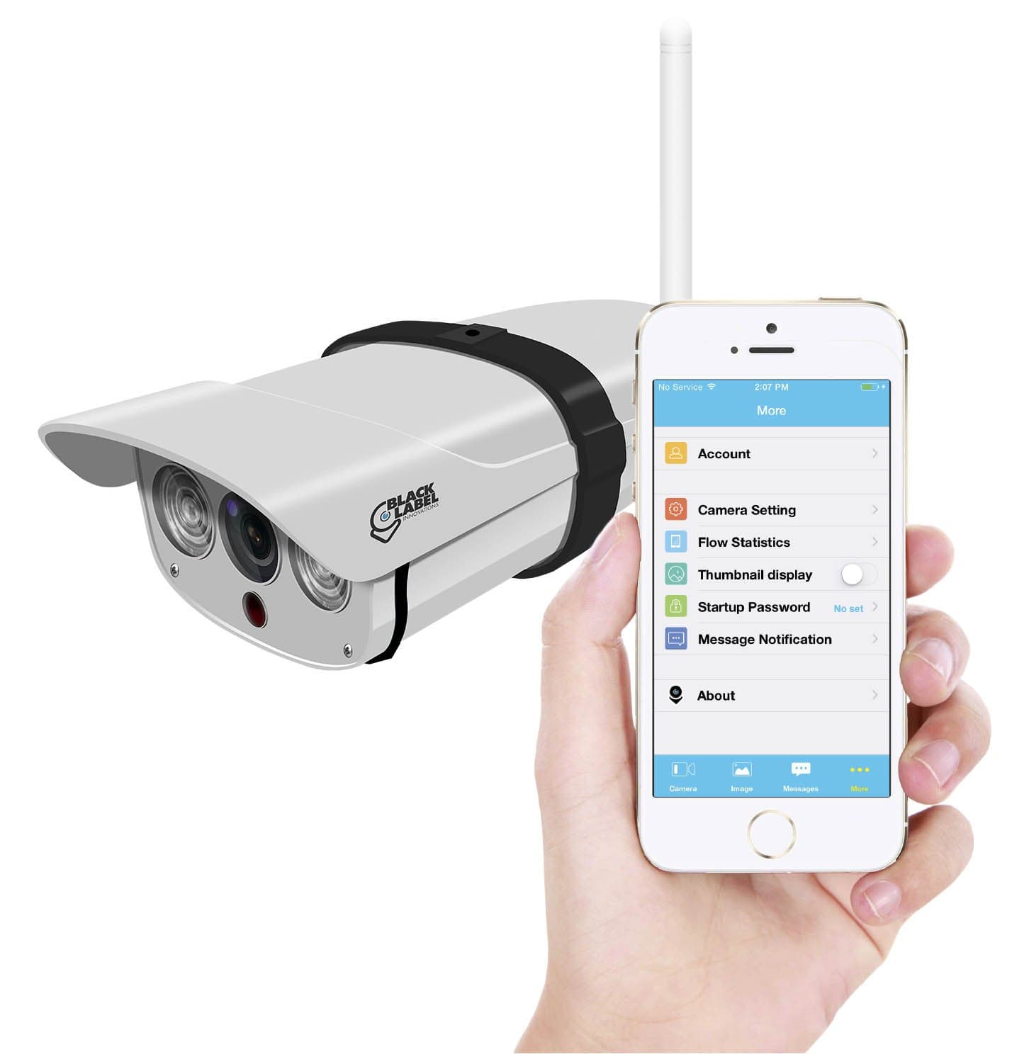 Black Label Cam BL2603 Outdoor Weatherproof Camera (Waterproof & Dust-Proof) w/Night Vision