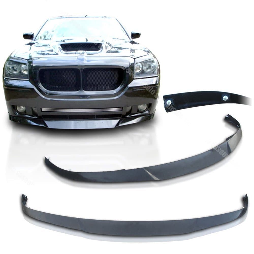 NEW - 05 06 07 Aftermarket Made DODGE MAGNUM 4 Doors DL Front PU Bumper Add on Lip