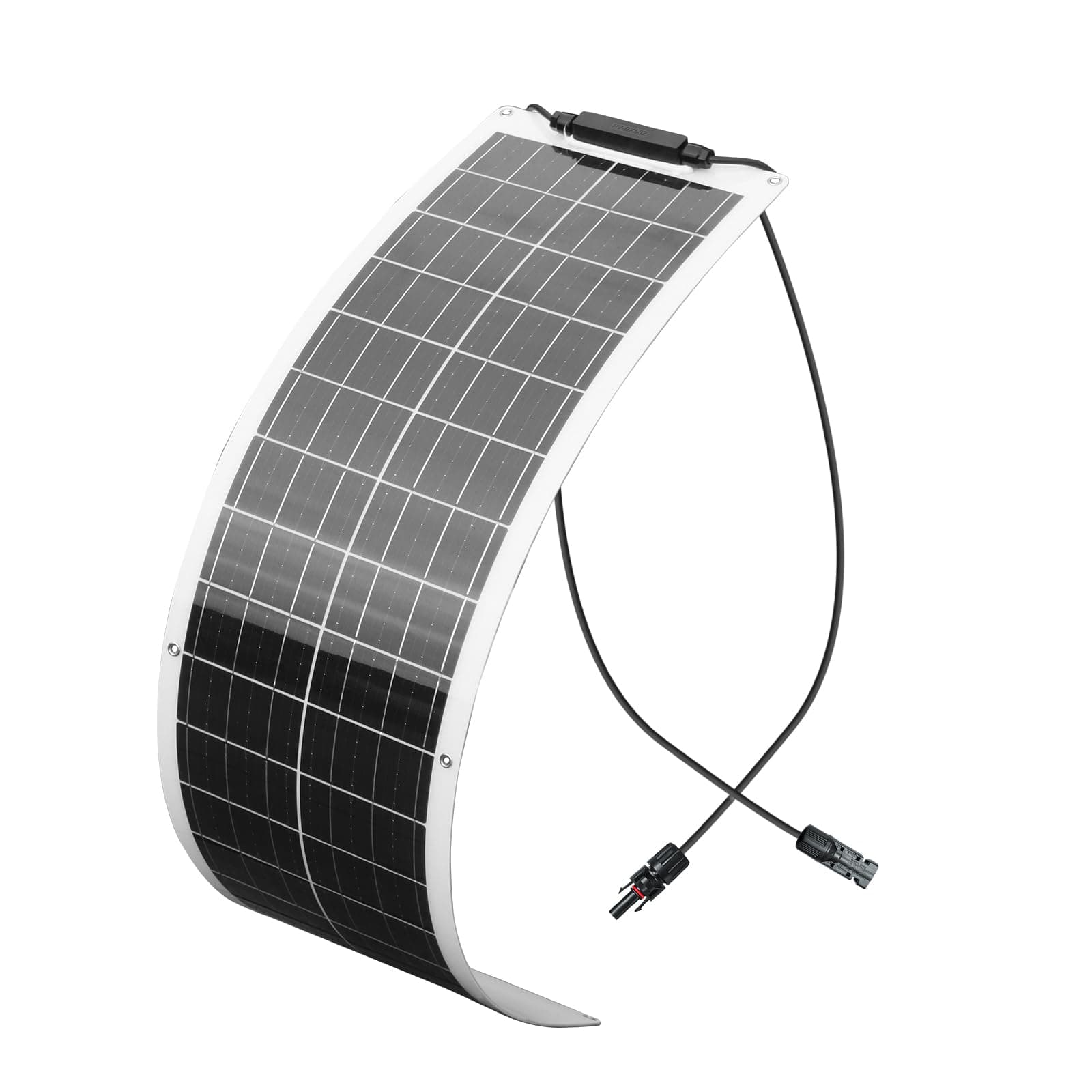 XINPUGUANG 50W Flexible Solar Panel Monocrystalline PET Solar Module Ultra Lightweight Thin for Charging Campers, Caravan, Boats, Yacht, Motorhome, 12 Volts Battery Charger