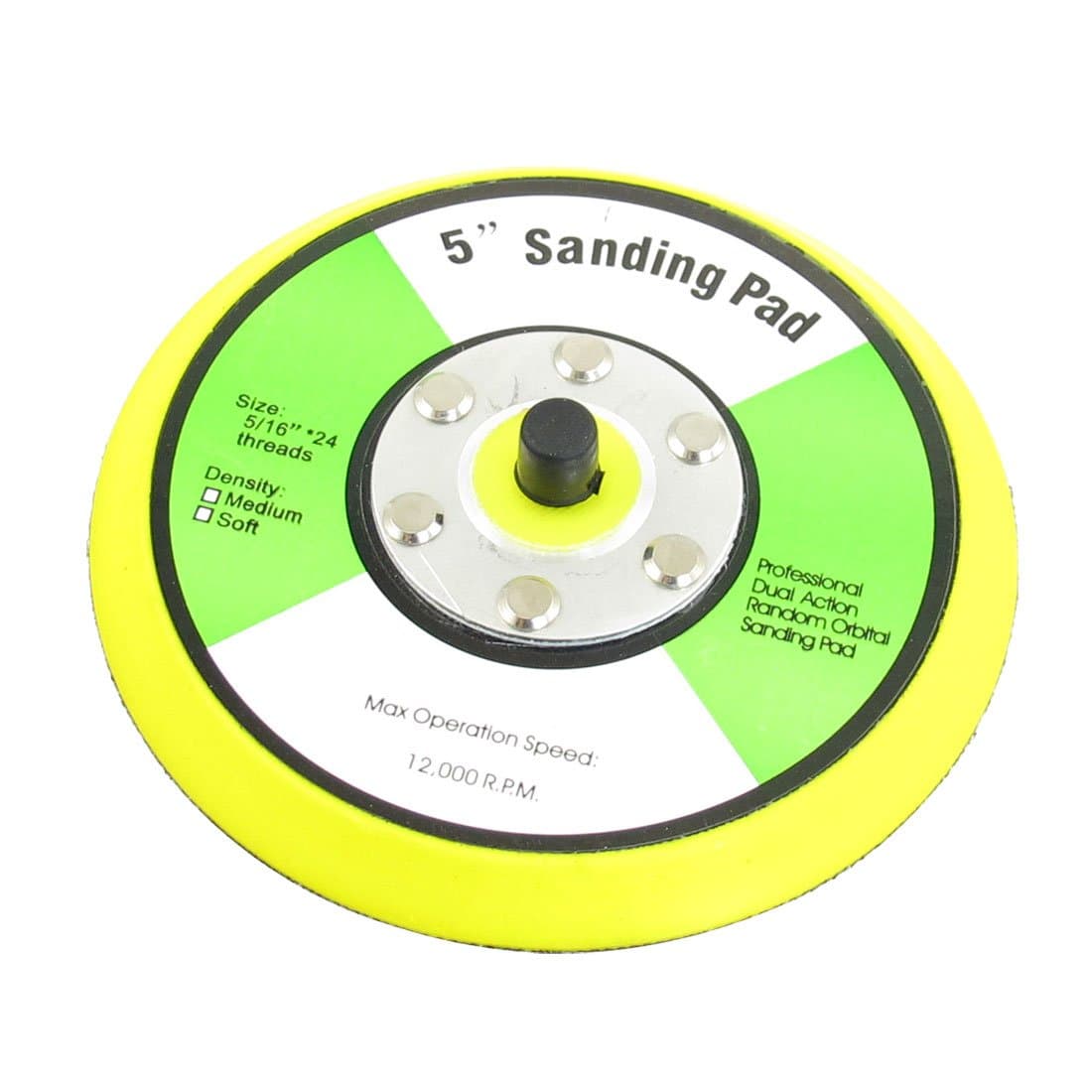 uxcell Dual Action Random Orbital 5 inches Sanding Pad 5/16 inches Thread