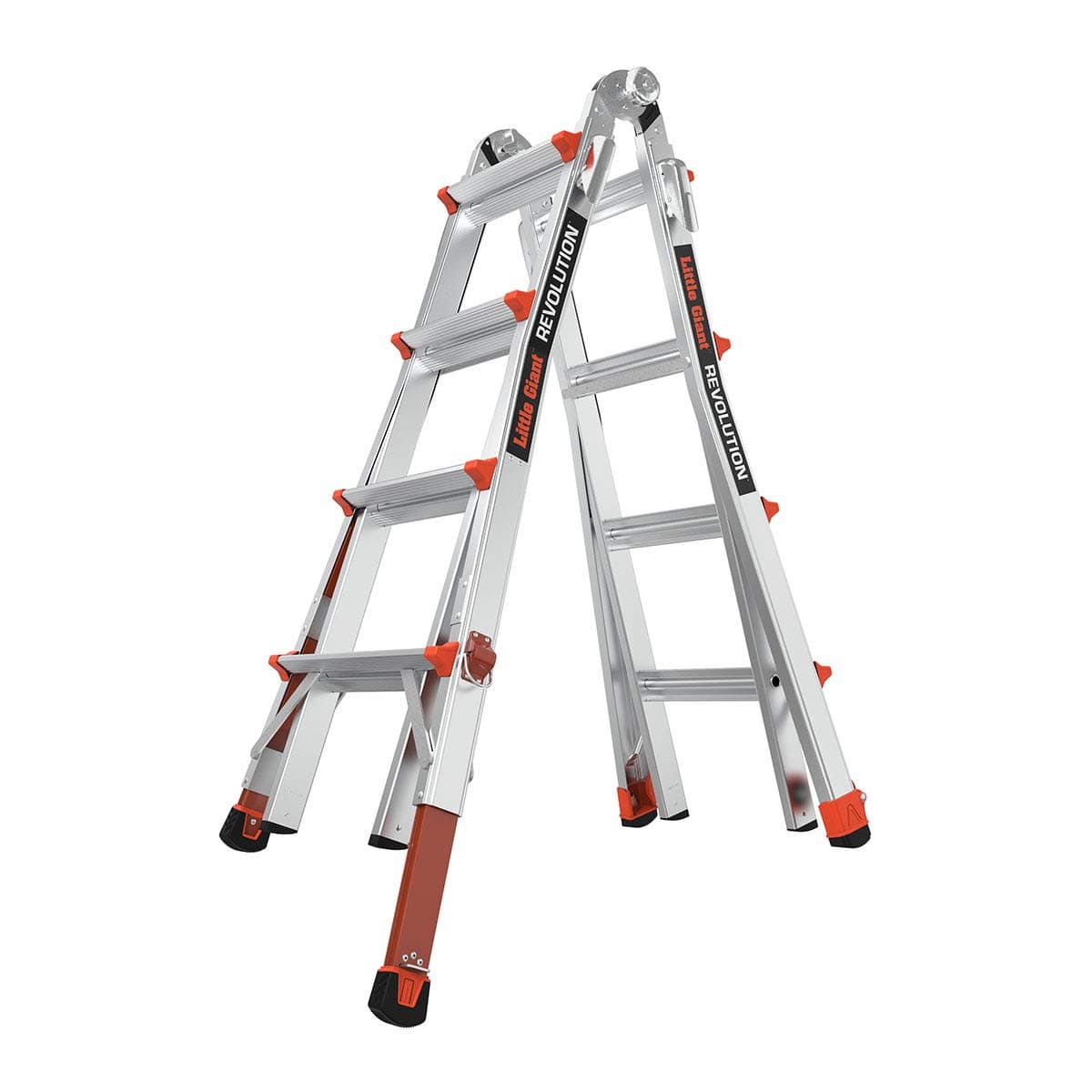 Little Giant Ladder Systems 12017-801 Revolution M17 with Ratcheting Levelers
