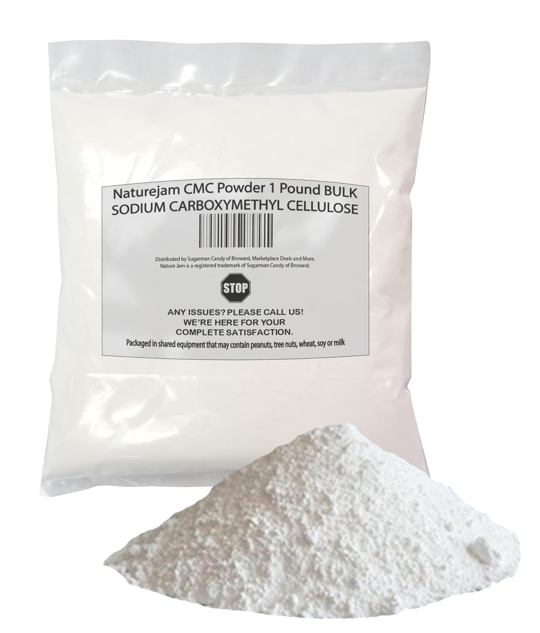 CMC Powder 1 Pound BULK-SODIUM CARBOXYMETHYL CELLULOSE