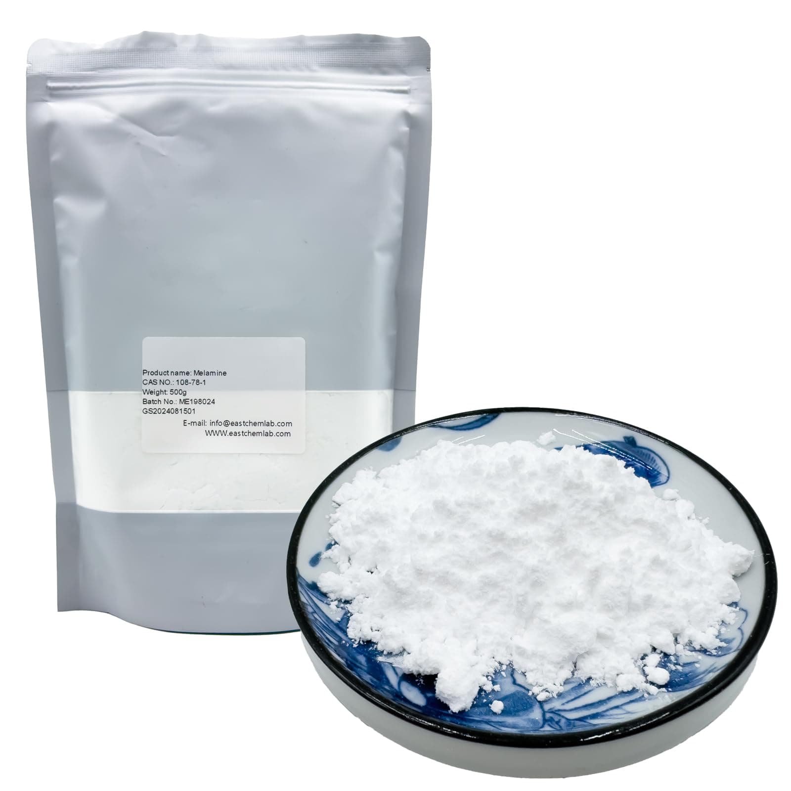 Eastchem Industrial Grade Melamine Powder of 99.8% Purity,CAS:108-78-1, 350g