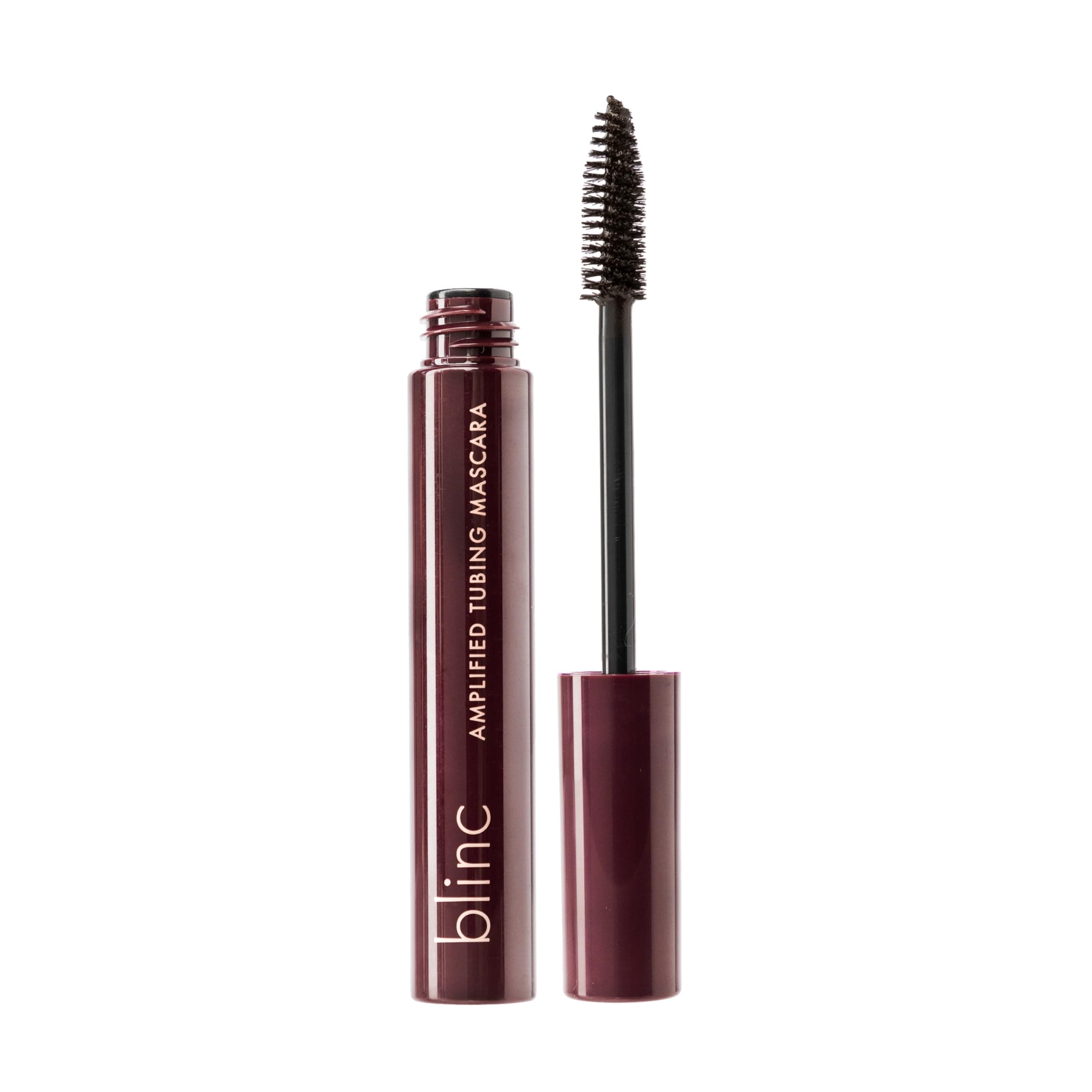 Amplified Tubing Mascara, Ultra-Longwearing Washable, Soft-Glam Volumizing, Lengthening and Defining Mascara, Gluten-Free and Cruelty-Free, 9mL / 0.30 Fl. OZ