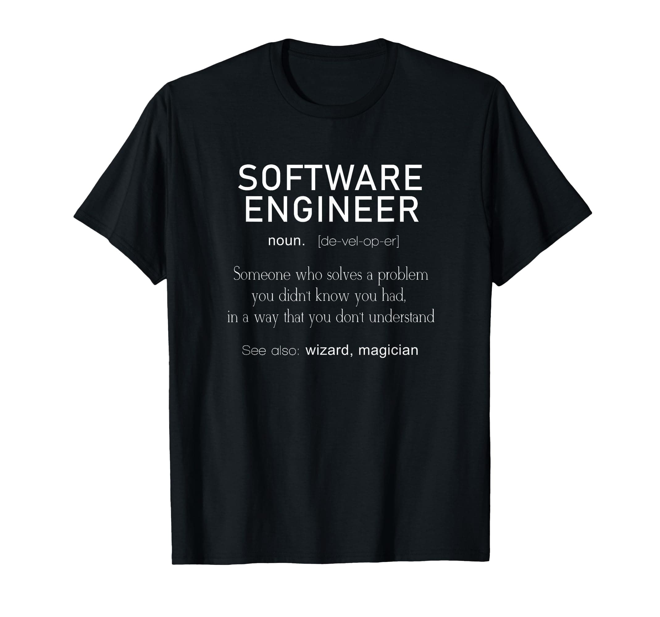 Software Engineer Definition Shirt Coder Definition T Shirt T-Shirt