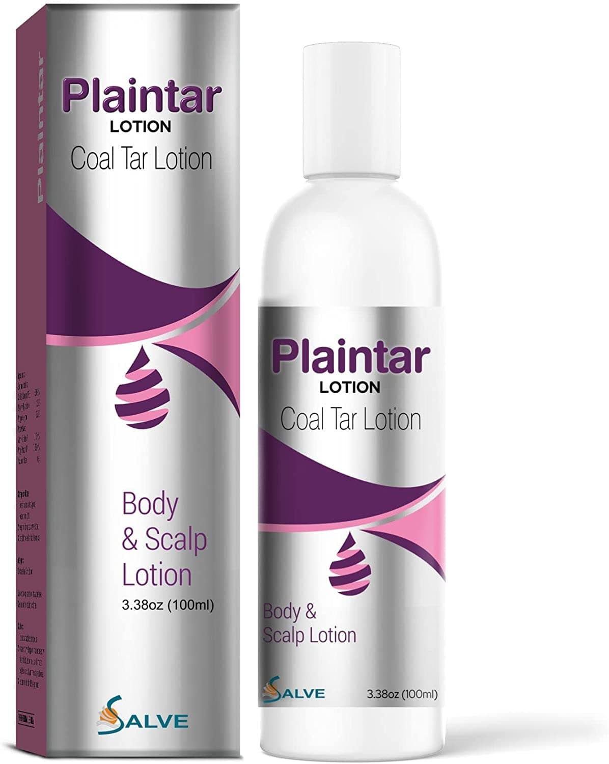 Plaintar Coal Tar Leave on Lotion/Reduces Scaling, Dryness & Itching/Coal Tar Lotion for Dandruff, Psoriasis & Seborrheic Dermatitis/for Body & Scalp/Instant Result (Pack of 1)
