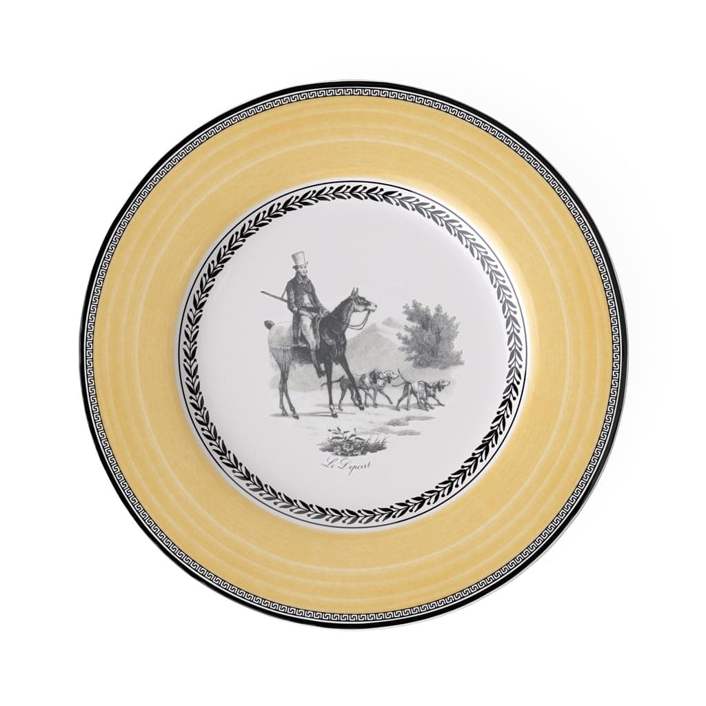 Audun Chasse Dinner Plate 27 cm, Dishwasher Safe, Microwave Safe, Ceramic Plate, Dinner Plate, Crockery, Premium Porcelain