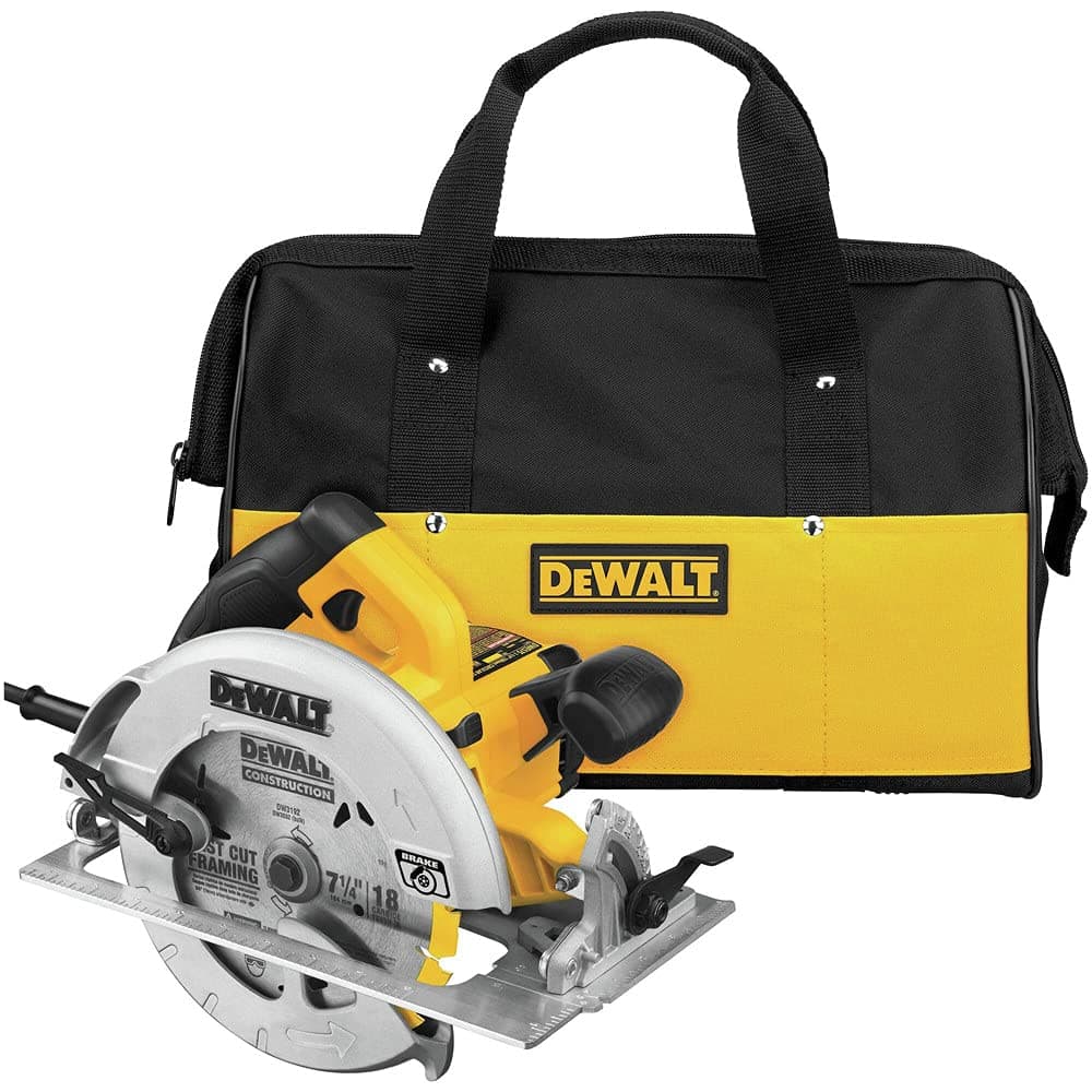 DEWALT 7-1/4-Inch Circular Saw with Electric Brake, 15-Amp (DWE575SB)