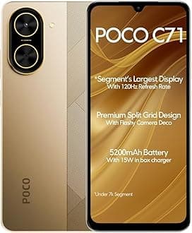 C71 4G LTE (for Tmobile Mint Tello & Global) (128GB + 4GB) 32MP Dual Camera 6.88" 120Hz Octa Core Unlocked Model 25028PC03G (Gold)