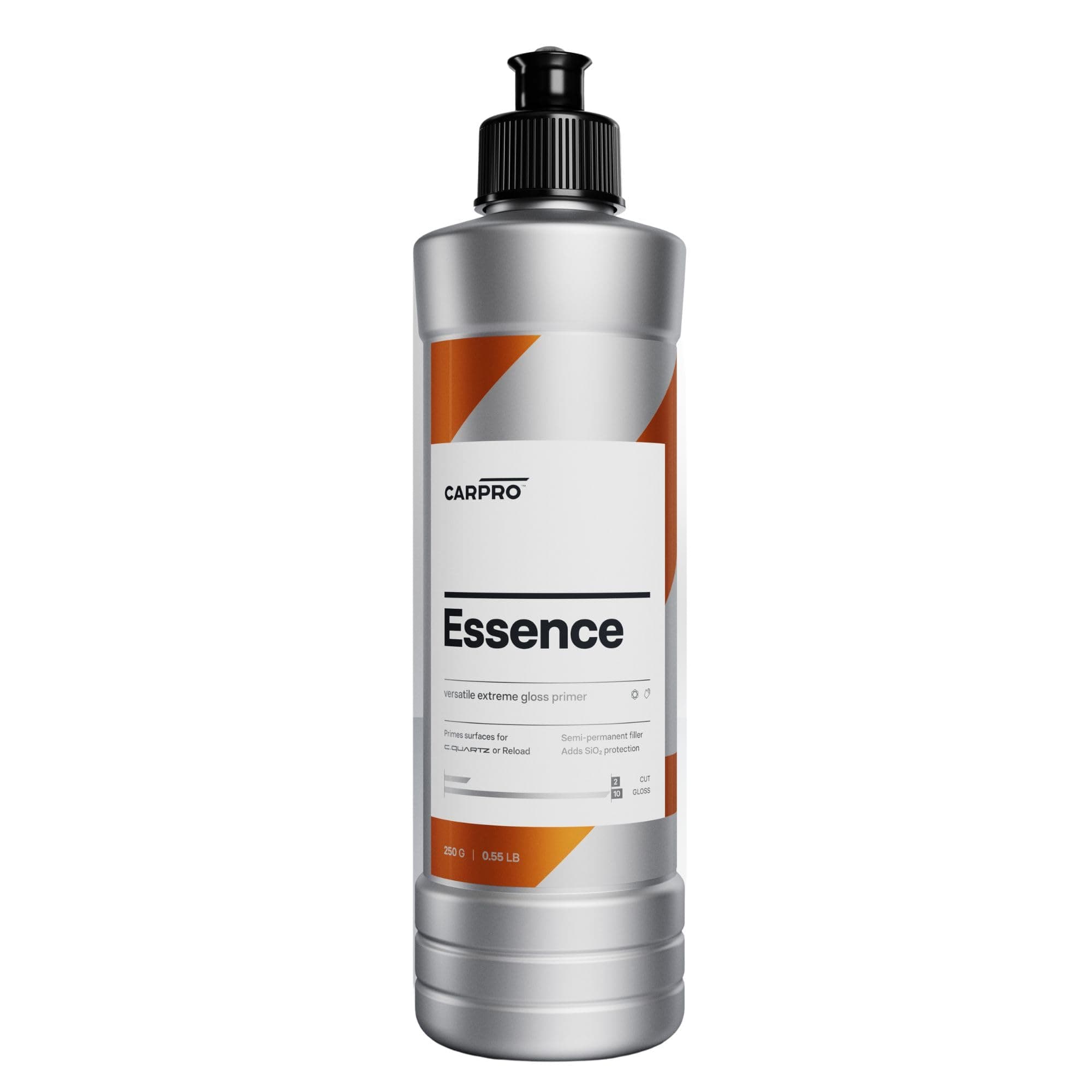 Essence: Extreme Gloss Primer - SiO2 Protection, Nano-Tech Quartz, Remove Swirls & Build Clear Coat Thicker, Primes Surface for CQUARTZ or Reload, High Gloss Durable Resins - 250ml (8oz)