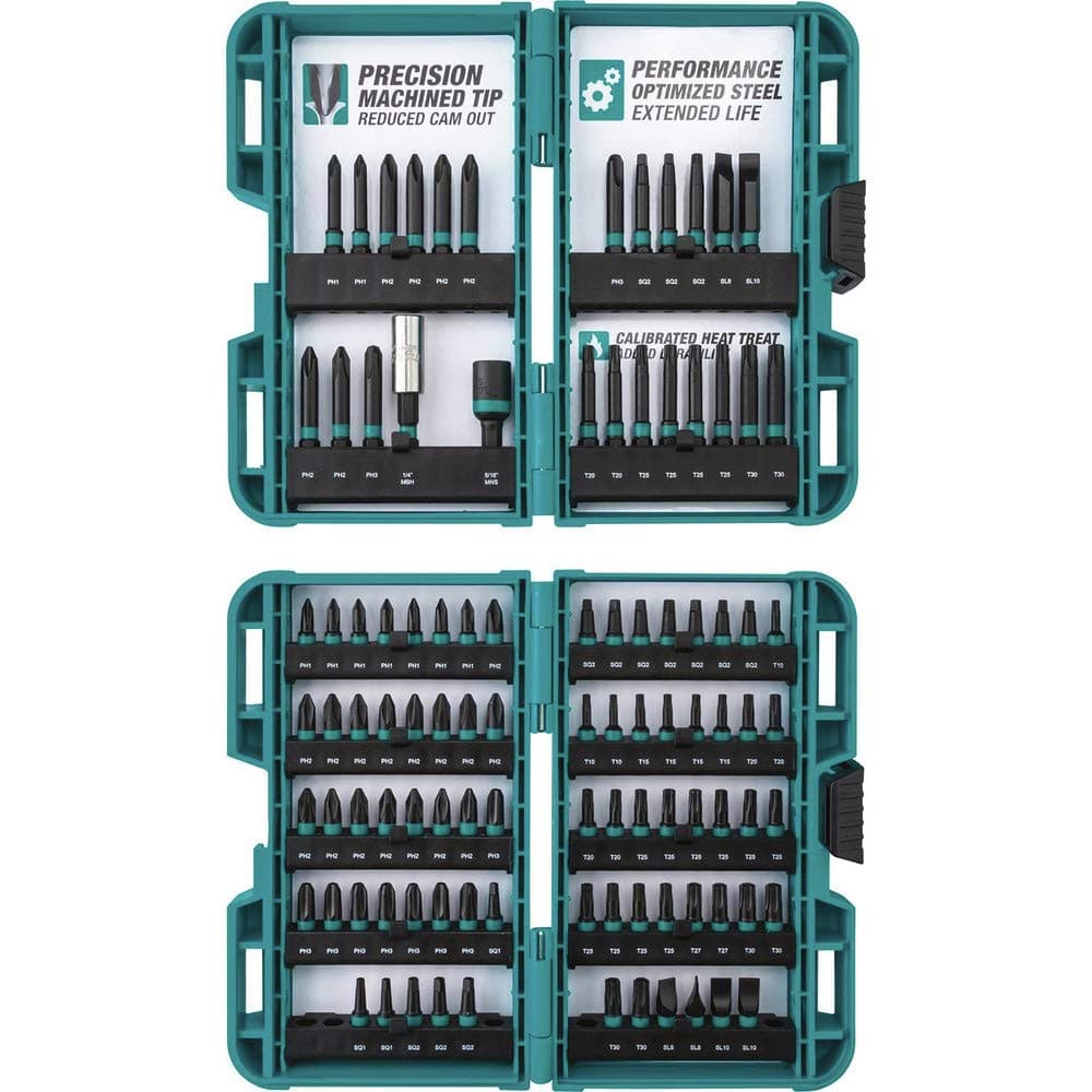 Makita Impact x100pcs Driver Bit Set E-00038