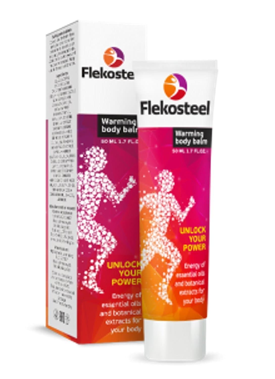 Flekosteel Warming Body Balm (1.7oz/50ml, 2 Tube)