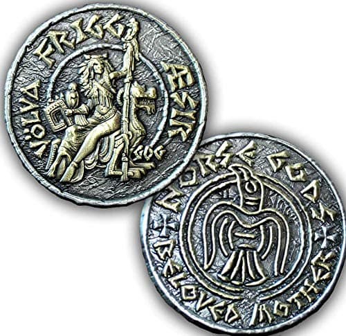 Frigg Viking Norse God Til Valhalla Coin