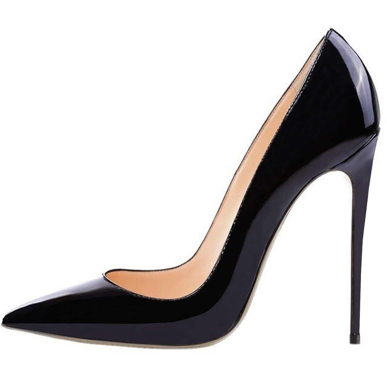 Jushee Women's Closed Pointed Toe Stiletto High Heels Dress Pumps