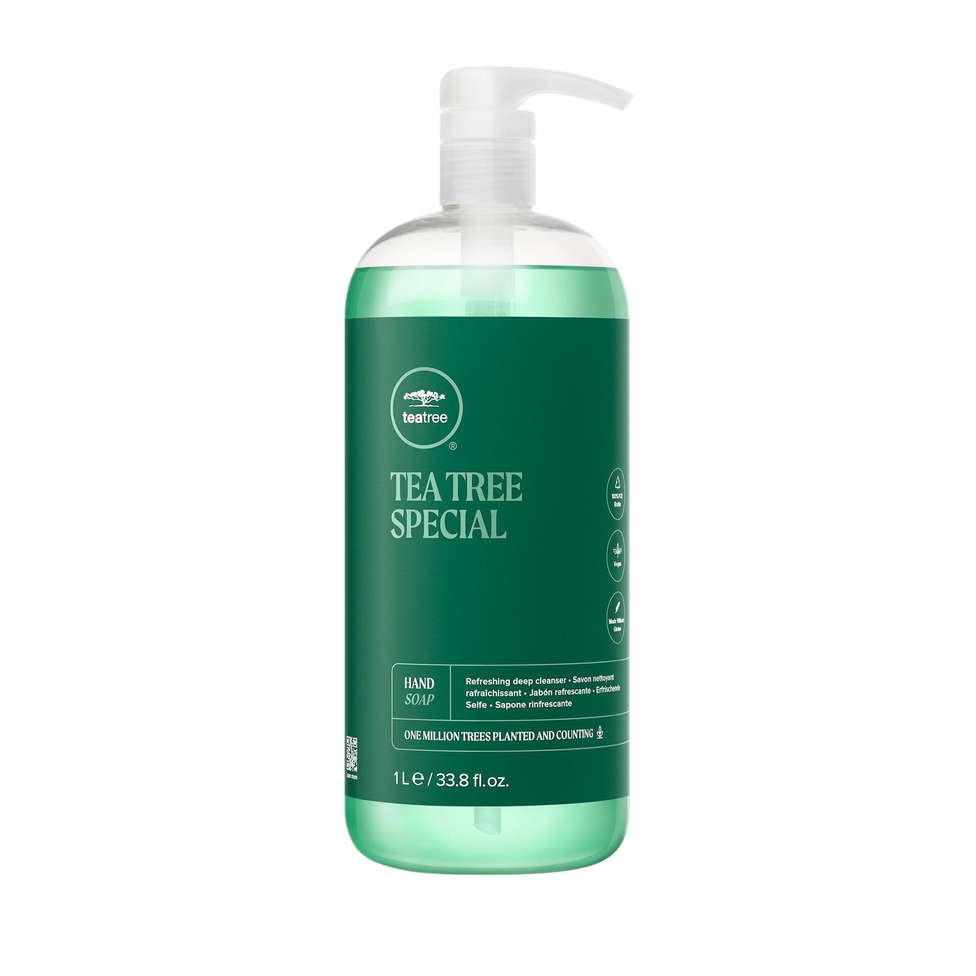 Tea Tree Hand Soap, Liquid Hand Wash with Tea Tree, Deep Cleans + Refreshes