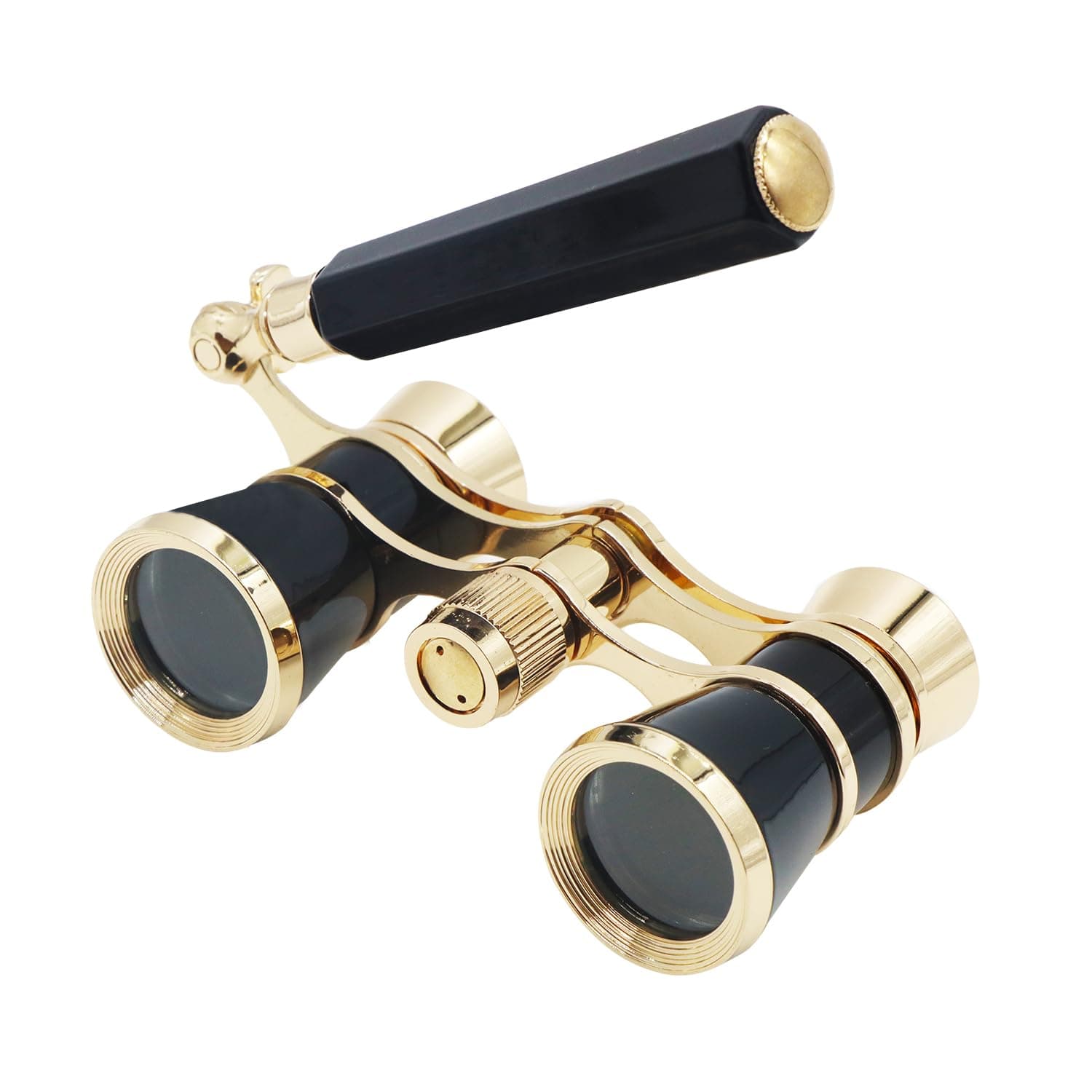BLACKICE Opera Glasses, Opera Binoculars, 3X25 Theater Binoculars Compact with Adjustable Handle for Adults Kids Women in Concert Theater Opera (Black with Handle)