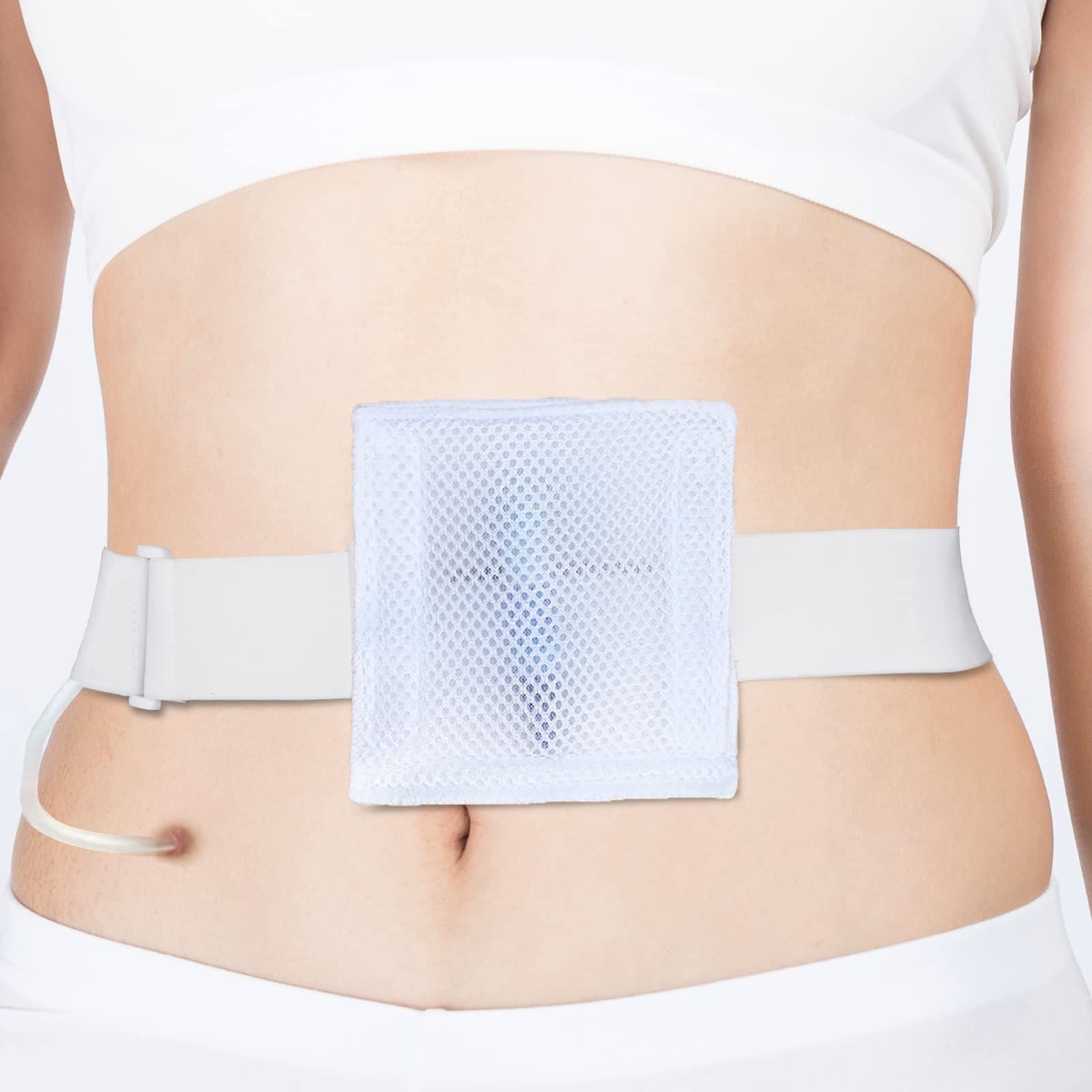 Feeding Tube G-Tube Holder Peritoneal Dialysis G Tube Belt Peg Suppiler Catheter Holder Gastrostomy Covers Pads Drainage Abdominal Dialysis Medical Belt (Size 28-42 inch)