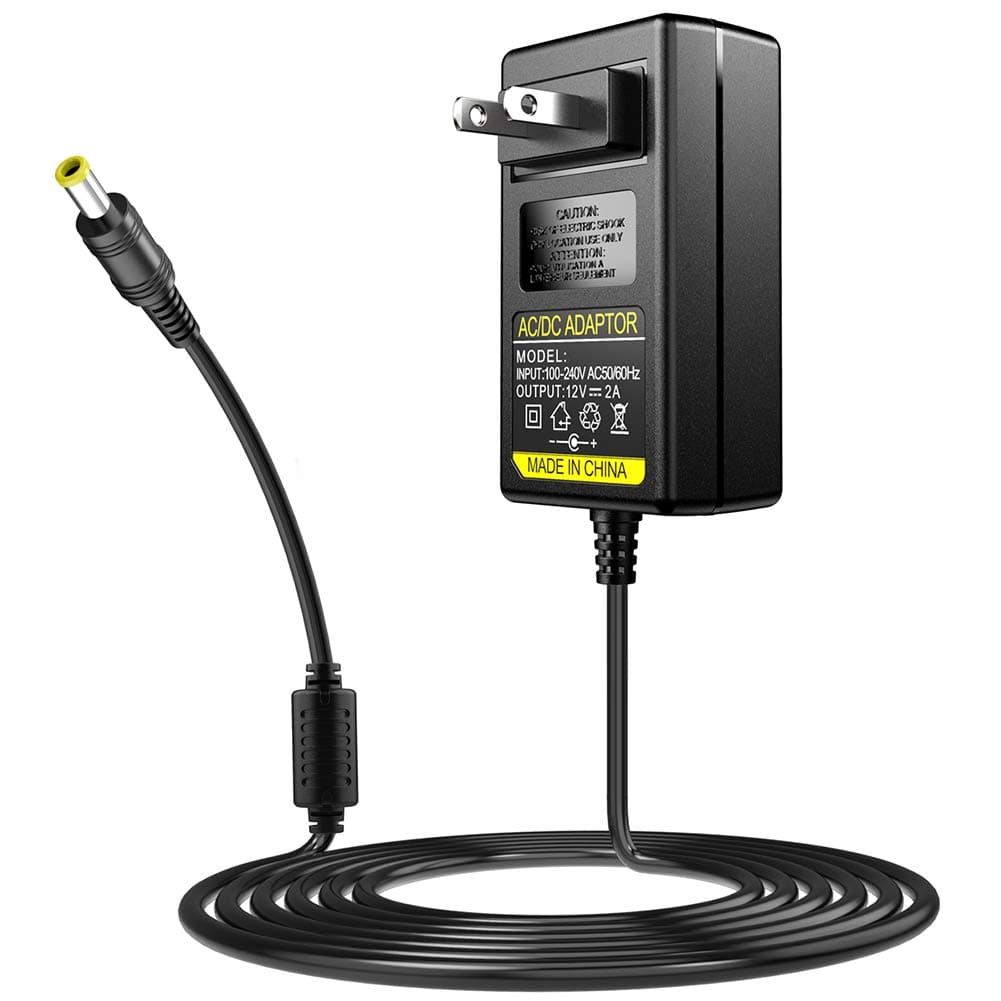 SoulBay 12V Power Cord for Sony Blu-Ray Disc DVD Players BDP-Series BDP-BX370 BDP-S1700 BDP-S3200 BDP-S3500 BDP-S3700 BDP-S6500 S6700 UBP-X700 12 Volt Replacement for Sony AC-M1208UC AC Adapter