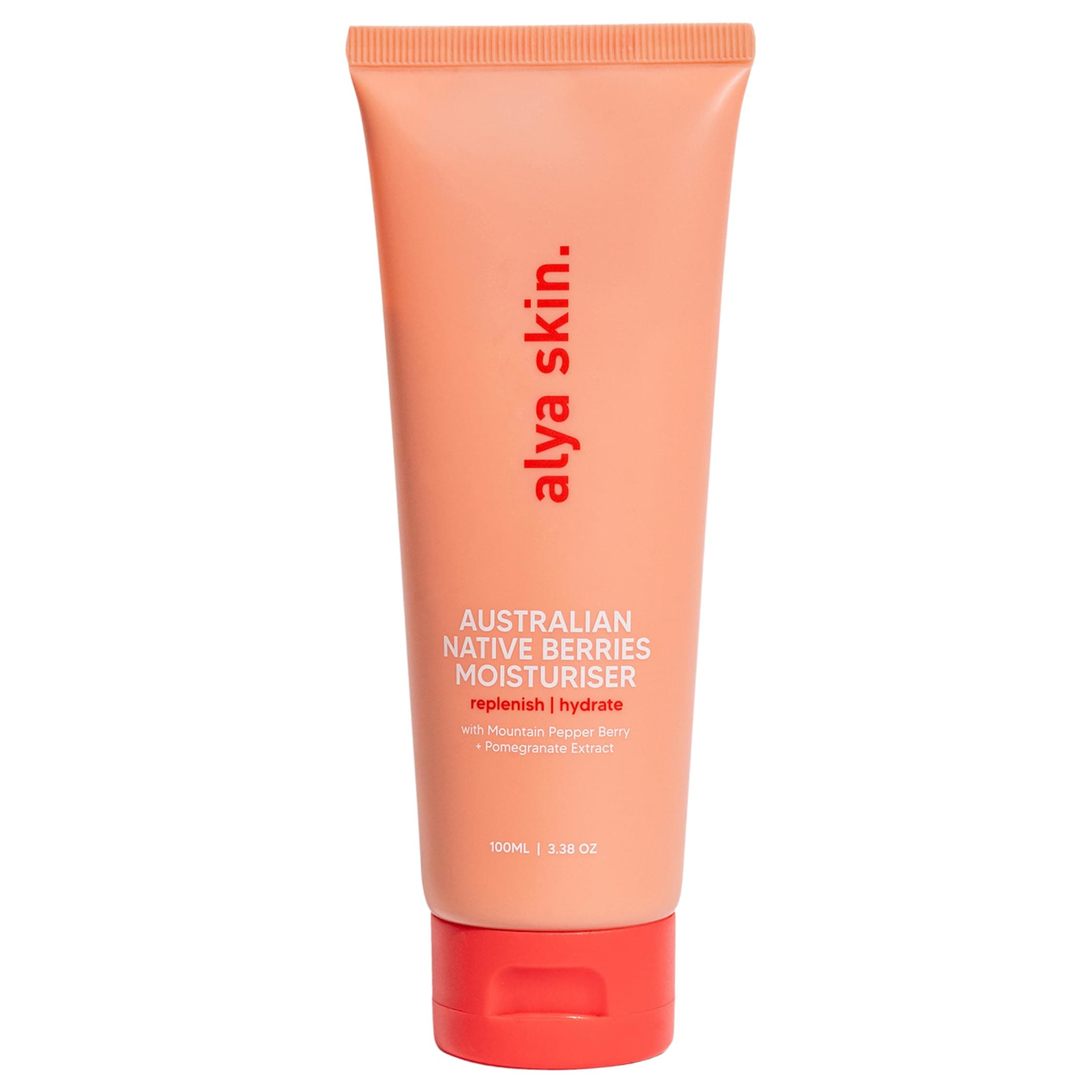 Alya Skin Australian Native Berries Moisturiser 100g - With Vitamin C and Anti-oxidants to Hydrate and Moisturise All Skin Types