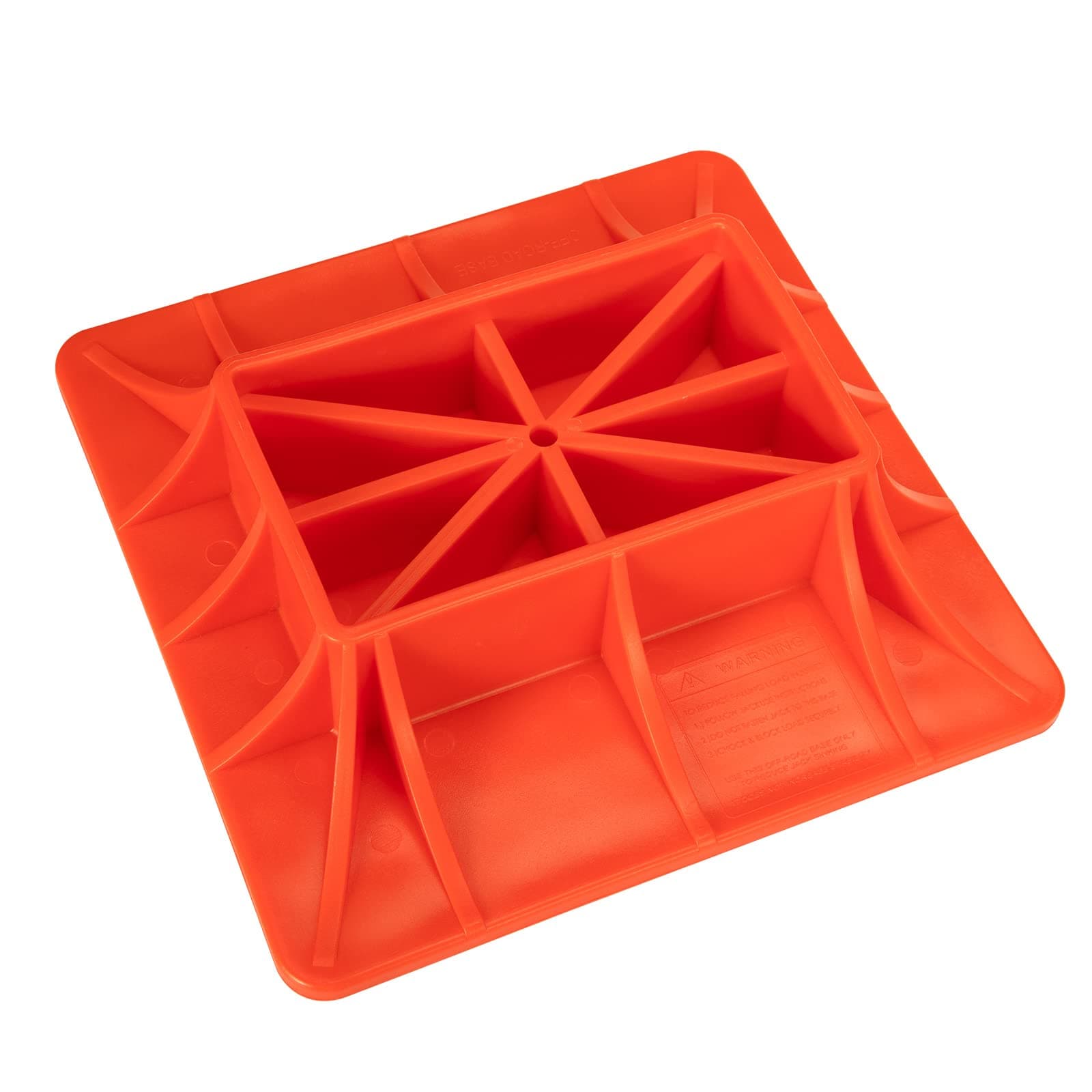 BUNKER INDUST Off-Road Base for Hi Lift Jack,Heavy Duty Farm Off-Road Lifting Jack Plate to Alleviate Jack Hoisting Sinkage(Orange)