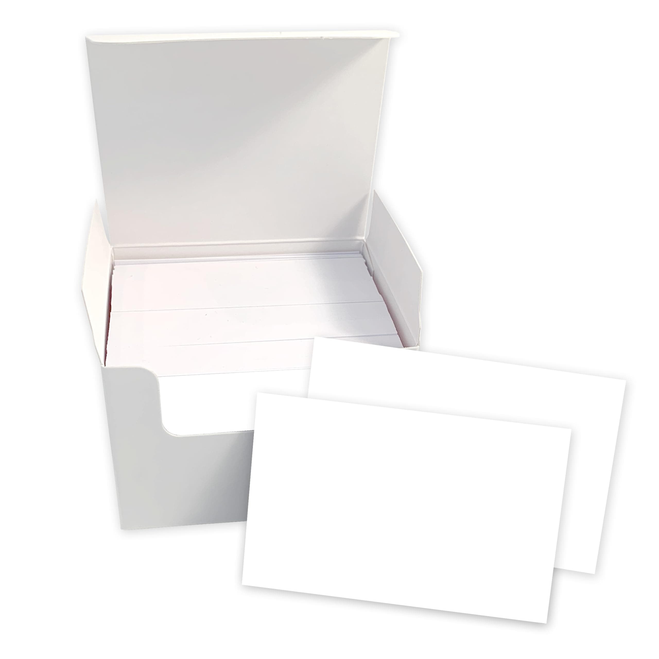 200 Pcs Blank Cards – Business Message Cards, DIY Craft Paper, Flash Cards for Learning, Study, Notes, Memory, and Gift Tags – 3.35 x 2.17 inches (85mm x 55mm)