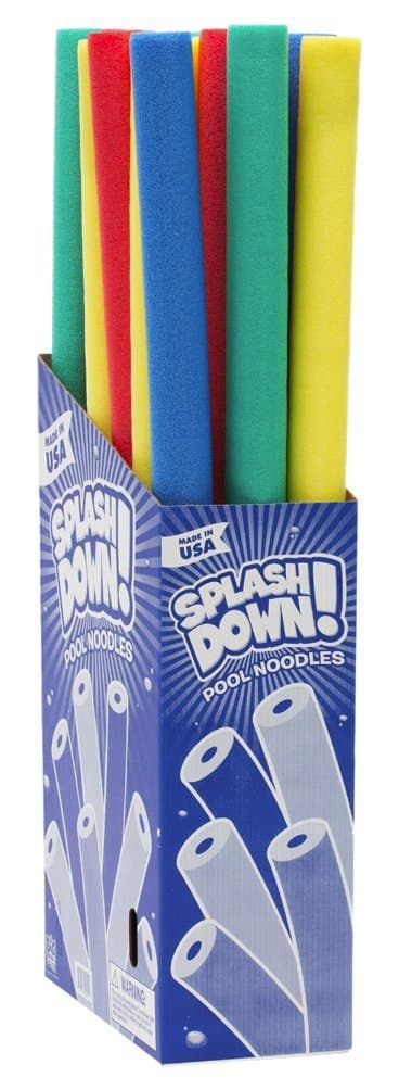 Splash Down Jumbo Round Pool Noodle, 18 Count