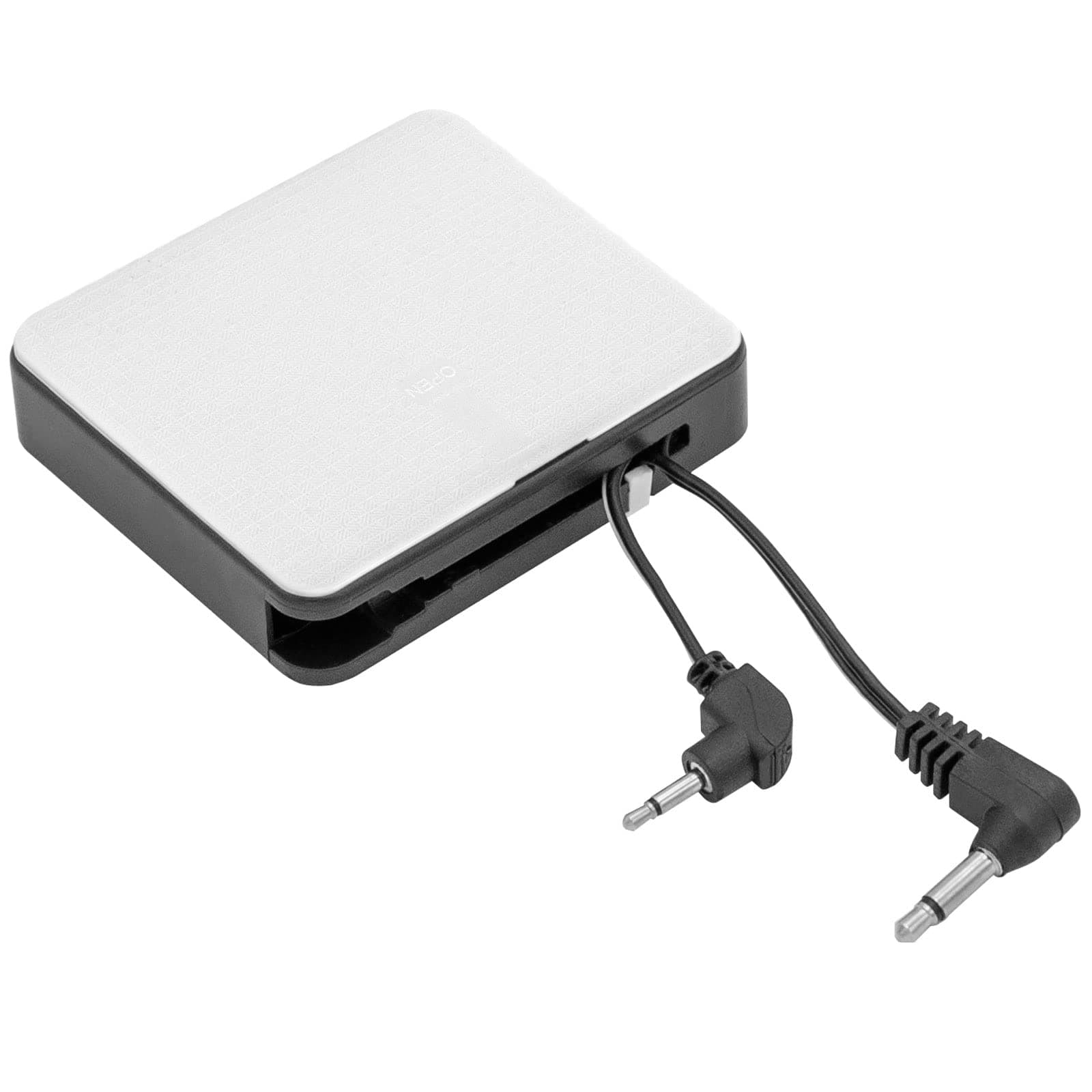 Safe Accessories External Emergency Battery Pack Box, Double Head for Safe Box, Home, Office, White