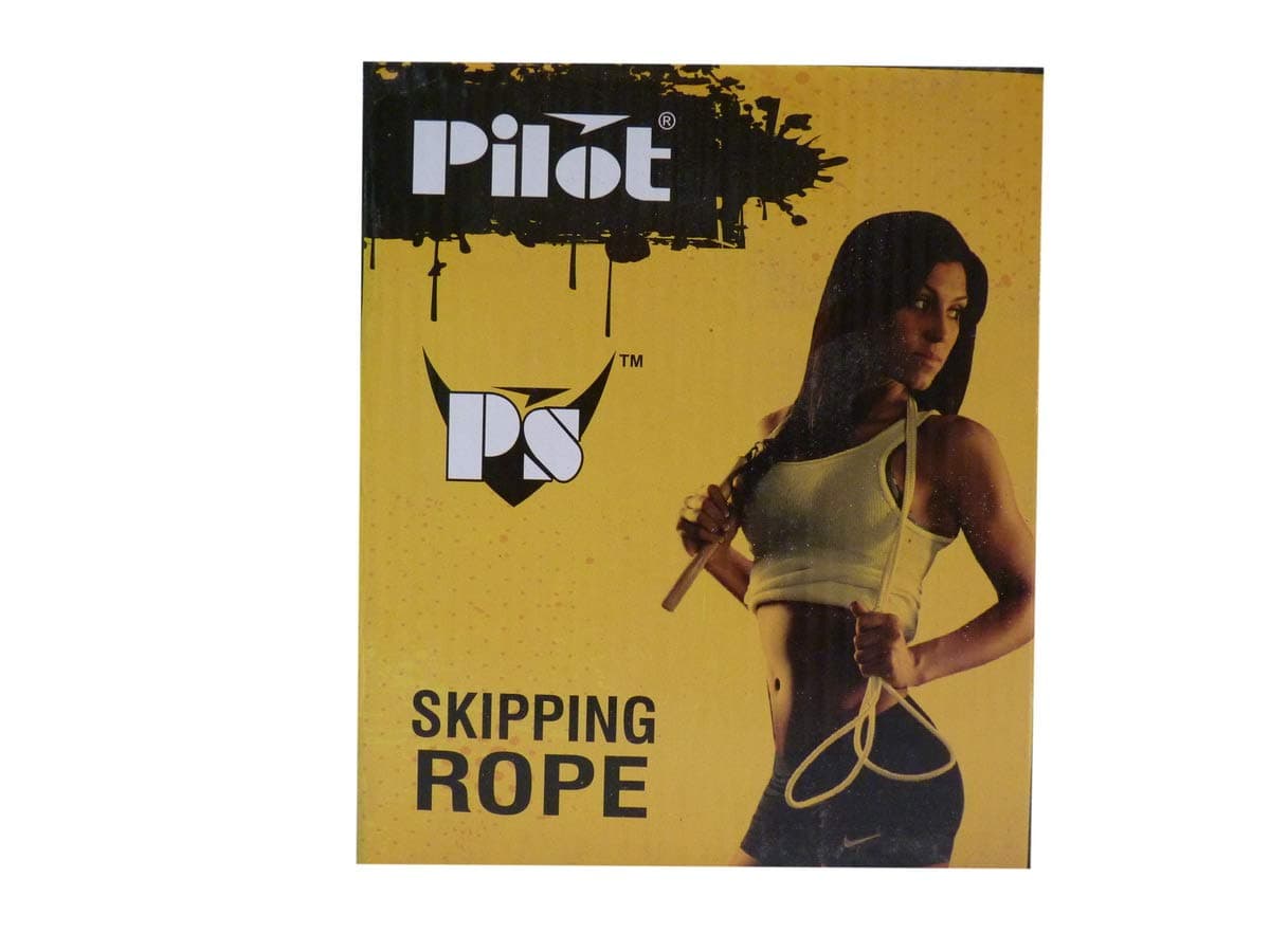 Standard Jumping Skipping Rope with Comfortable Foam Grip for Weight Reducing/Warm-up/Gym/Sports & General Fitness.