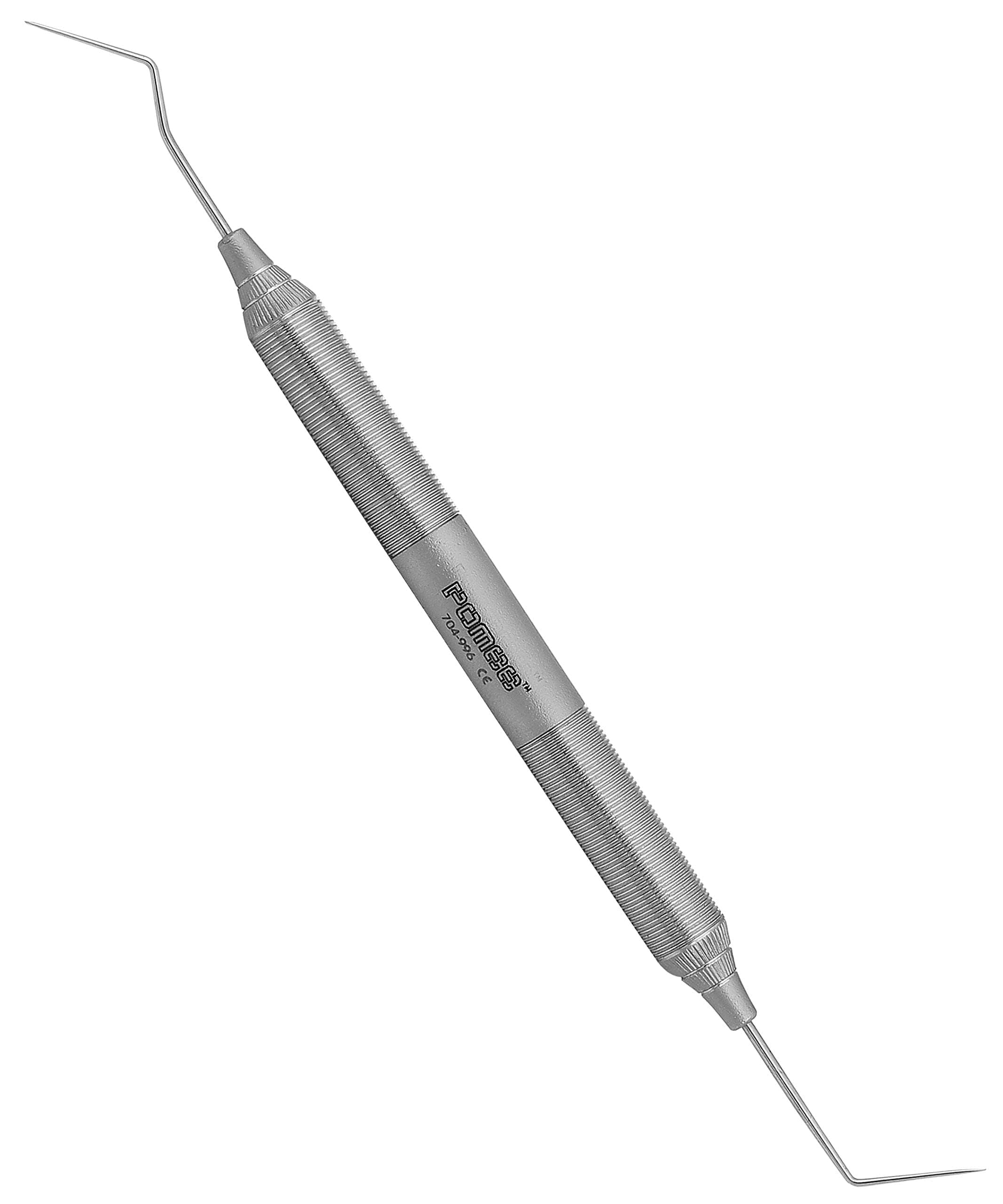Pomee USA 704-996 Endodontic Explorer #DG16, Double-Ended 9.5 mm Hollow Handle, Ultra-Light Autoclavable Dental Instrument