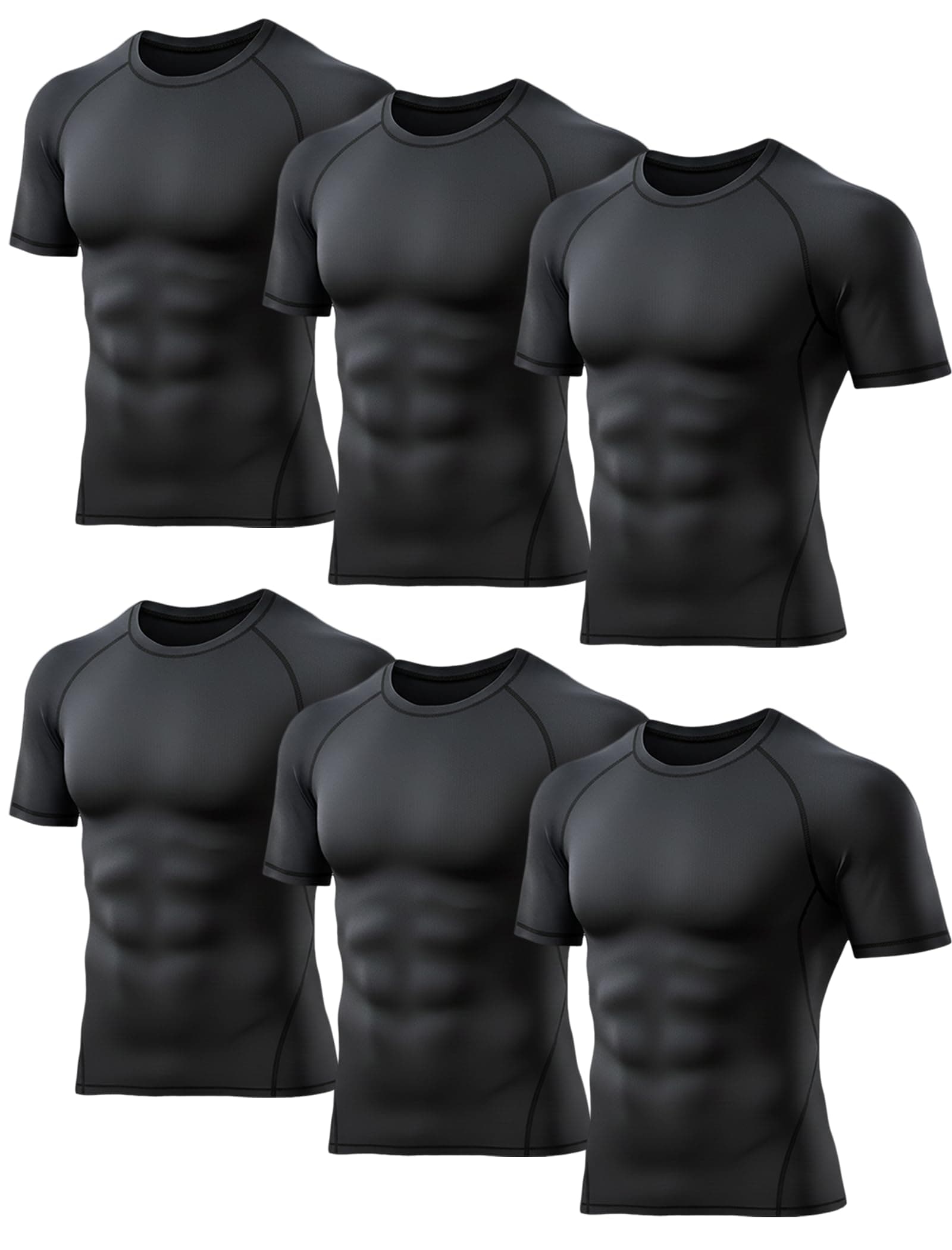 Mens 2 in 1 Running Shorts Workout Training Athletic 5" Gym Double Layer Short with Zipper Pockets