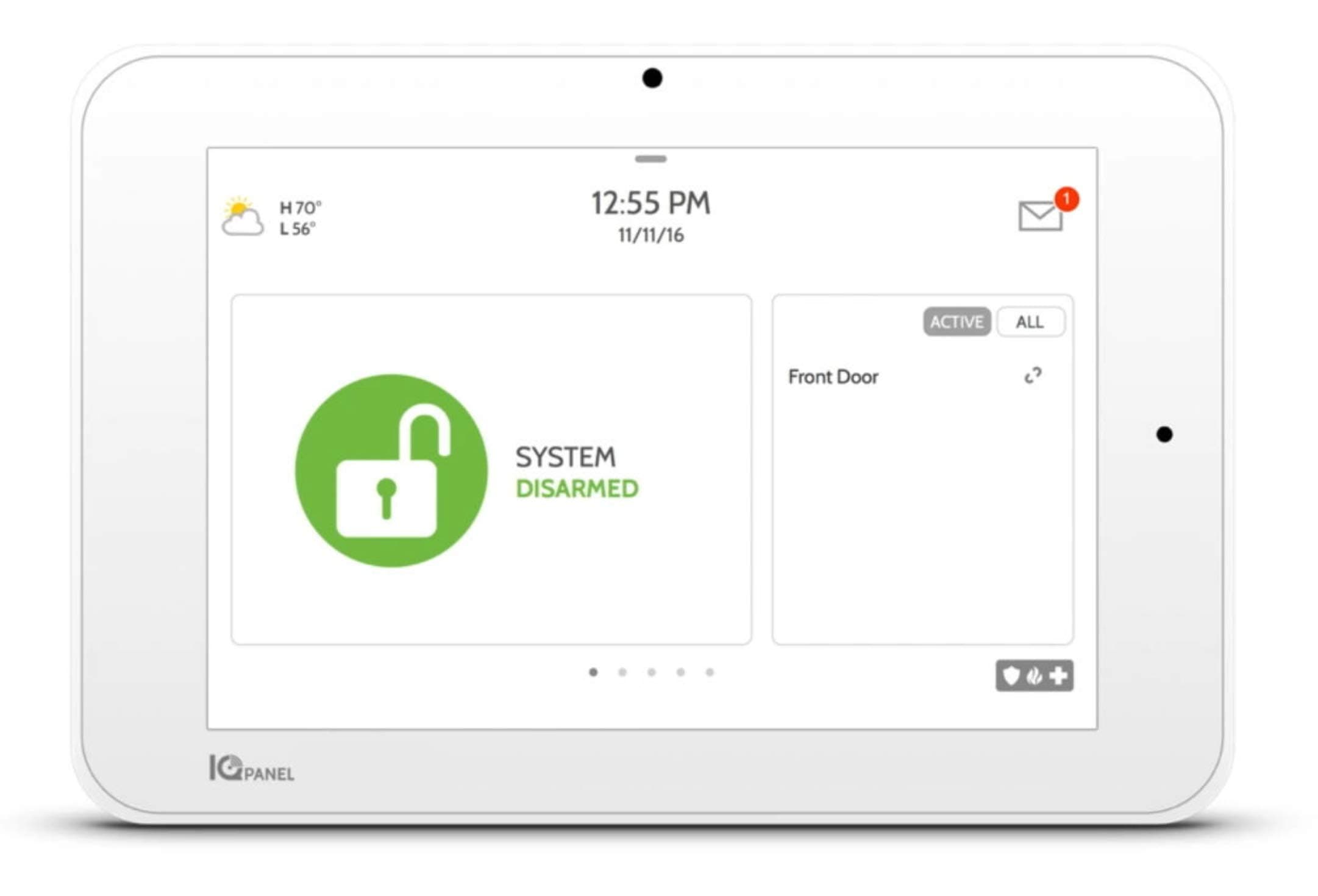 QOLSYS IQ2 Plus Security Panel 2 Verizon PowerG Legacy Support 345 MHz for 2GIG and Honeywell Compatability