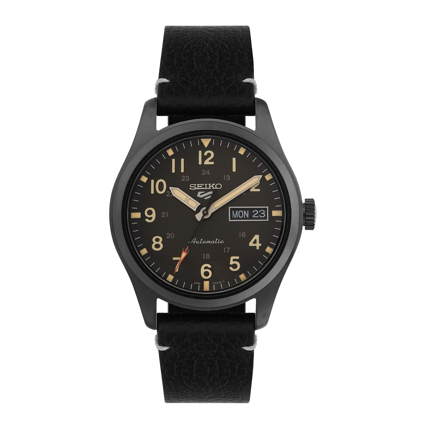 Seiko Men's Analogous Automatic Watch with Leather Strap SRPG41K1, Black, 7020-6smd-39mm, Stylish