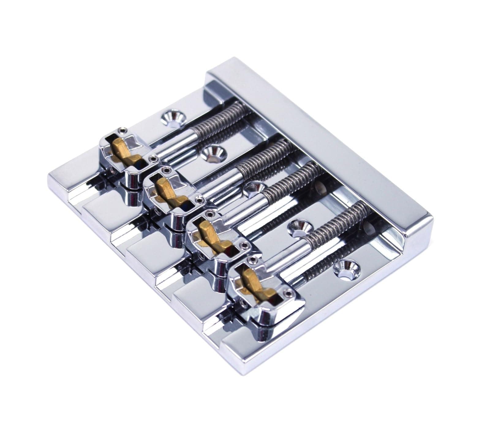 KickAss High-mass Bass Bridge for 5-bolt Fender, Chrome