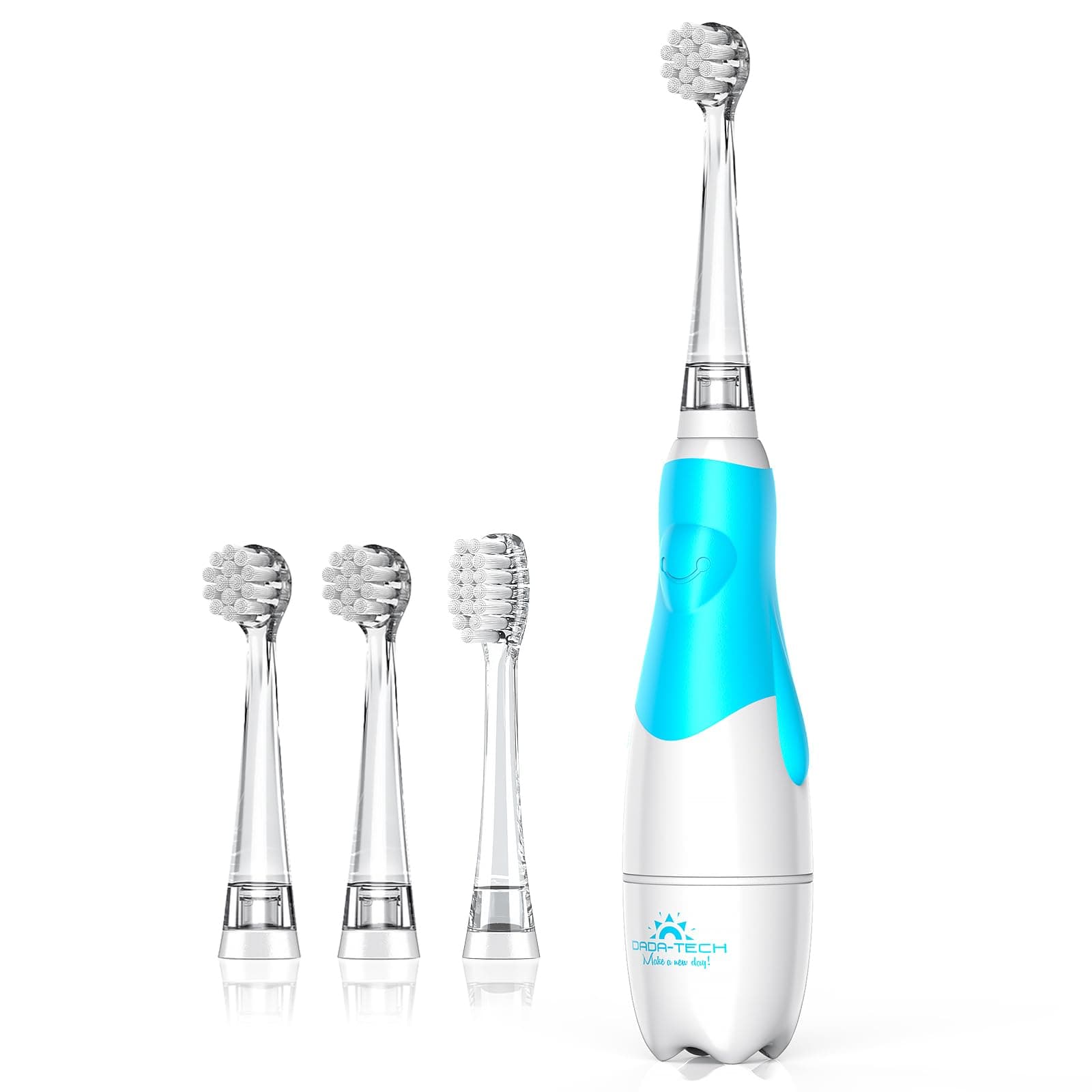 DADA-TECH Toddler Electric Toothbrush Kids Age 1-2-3 Years Old p (Blue)