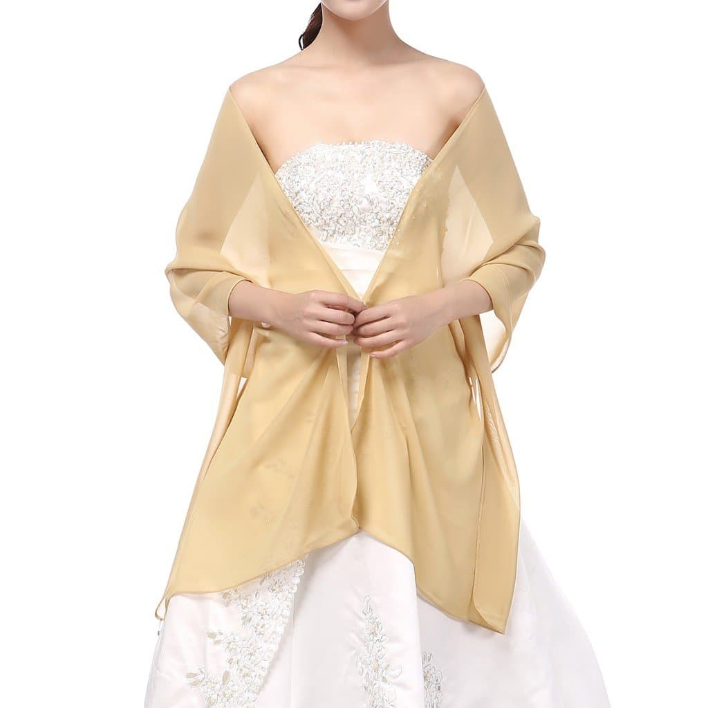 Sheer Bridesmaid Shawls Evening Wraps for Prom Party